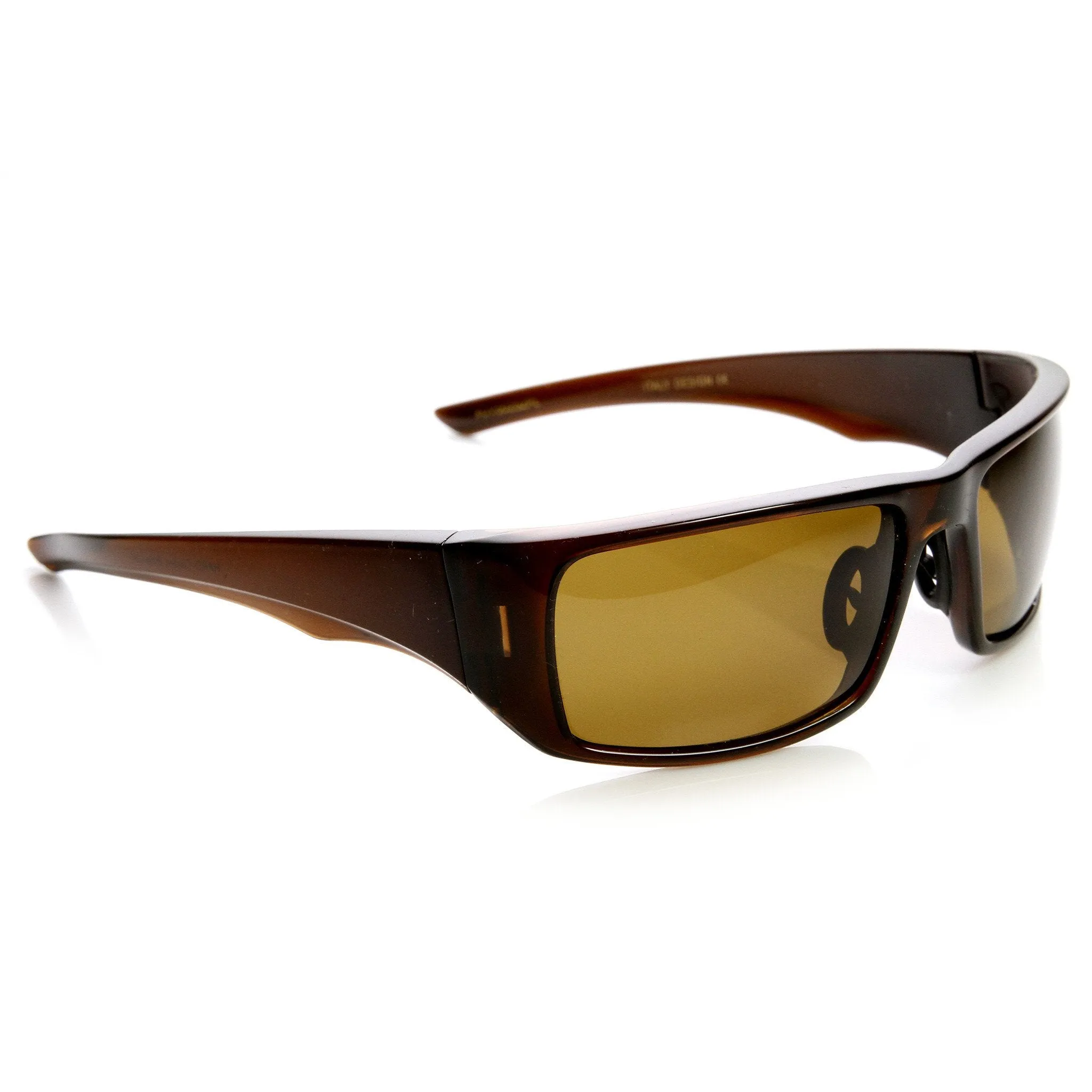 Mens Polarized Wrap Around Action Sports Polarized Sunglasses 9267 sold by ZeroUV product image thumbnail 3