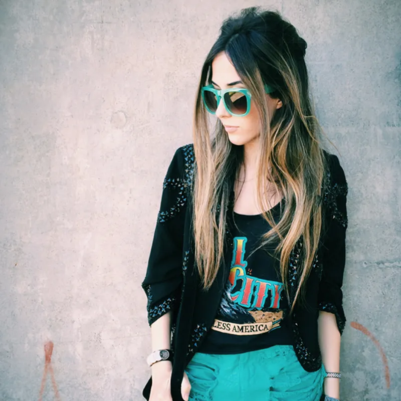 Zerouv "Harlow" Oversize Translucent Horned Rim Womens Sunglasses sold by ZeroUV product image thumbnail 3