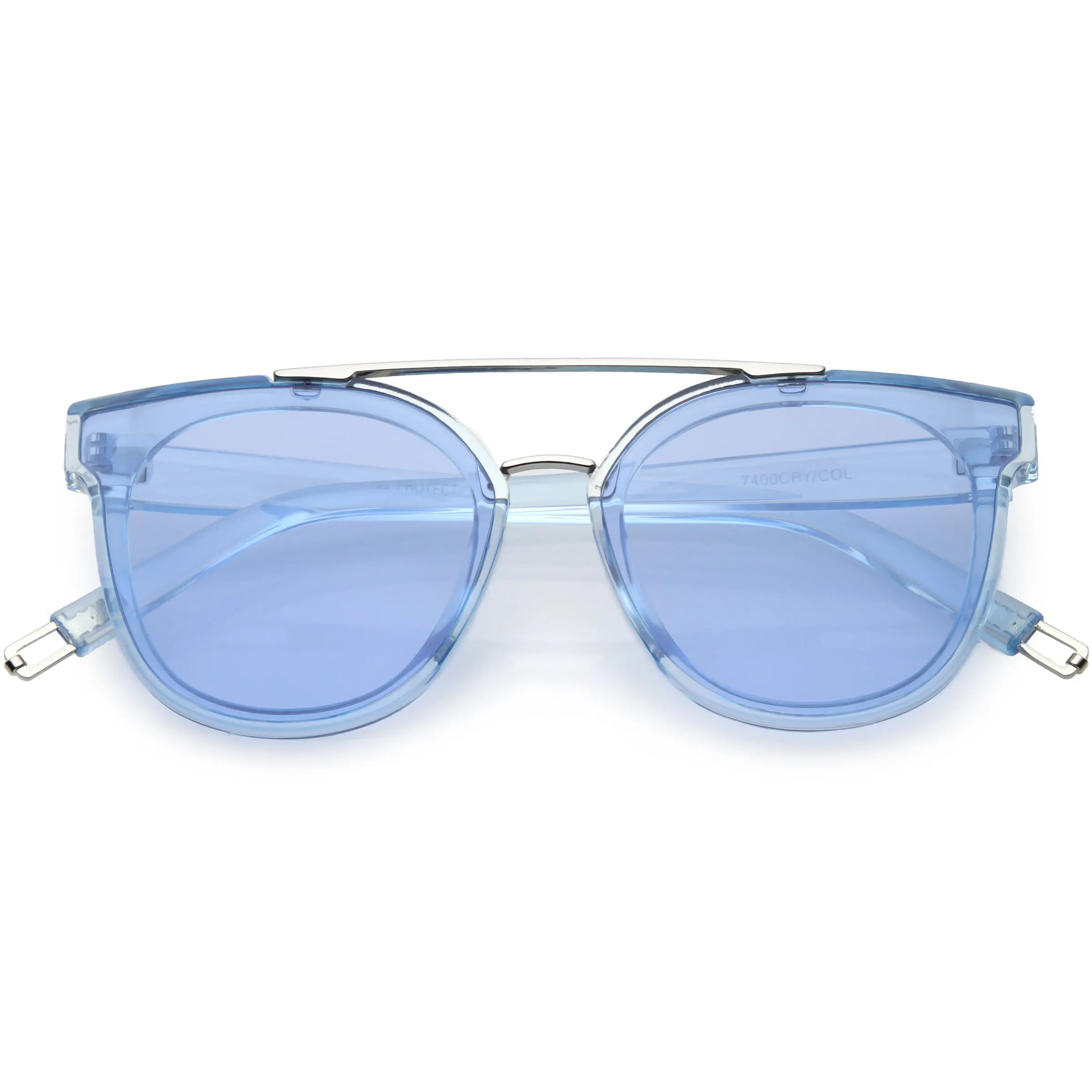 Translucent Metal Crossbar Color Tinted Square Lens C636 sold by ZeroUV product image thumbnail 5