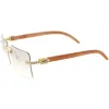 Premium Large Decorated Rhinestones Square Sunglasses D127 sold by ZeroUV