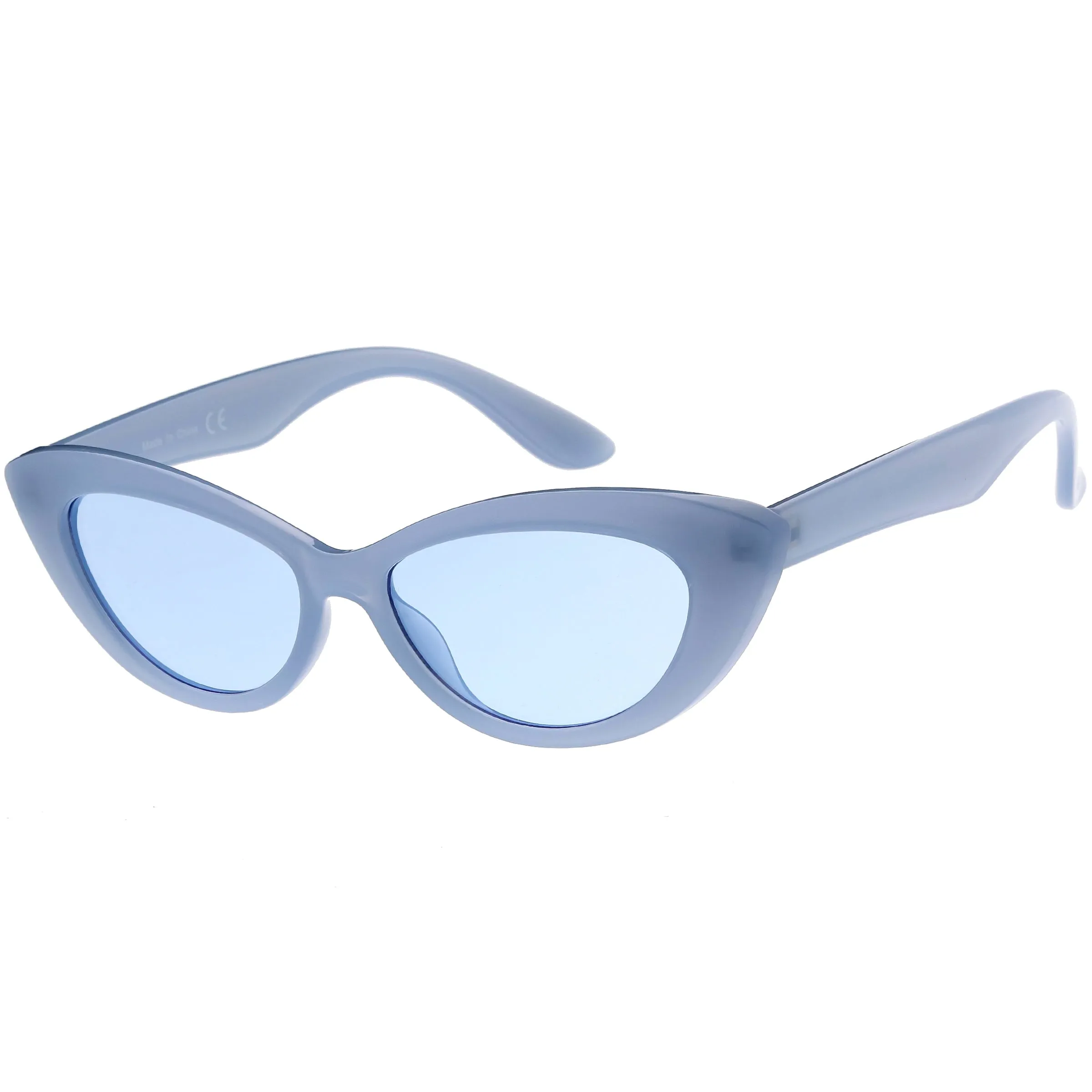 Women's Retro Oval Color Tone Cat Eye Sunglasses C868 sold by ZeroUV product image thumbnail 4