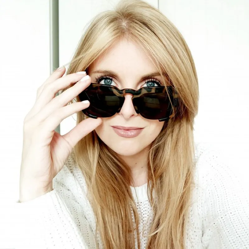 Trendy Women's Half Cut Frame Horned Rim Fashion Sunglasses 9496 sold by ZeroUV product image thumbnail 4