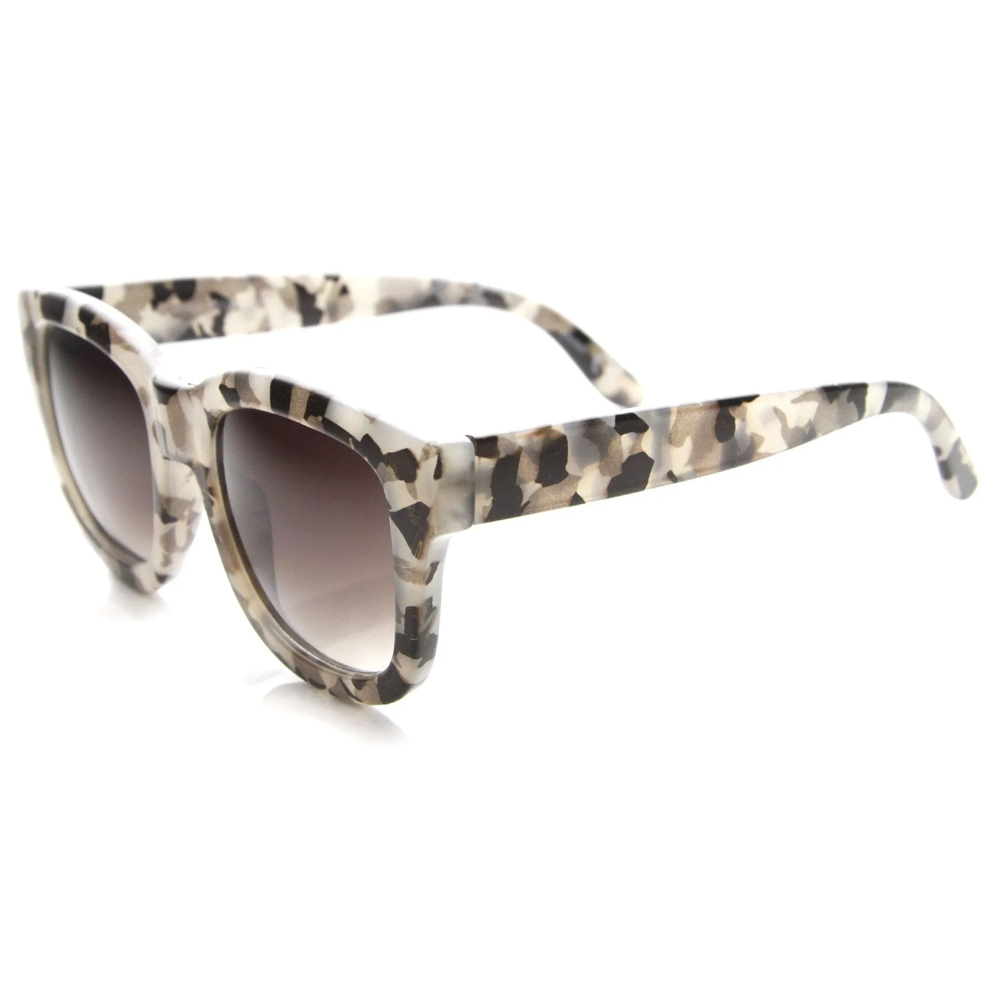 Women's Oversize Marble Print Cat Eye Sunglasses 9924 sold by ZeroUV product image thumbnail 3