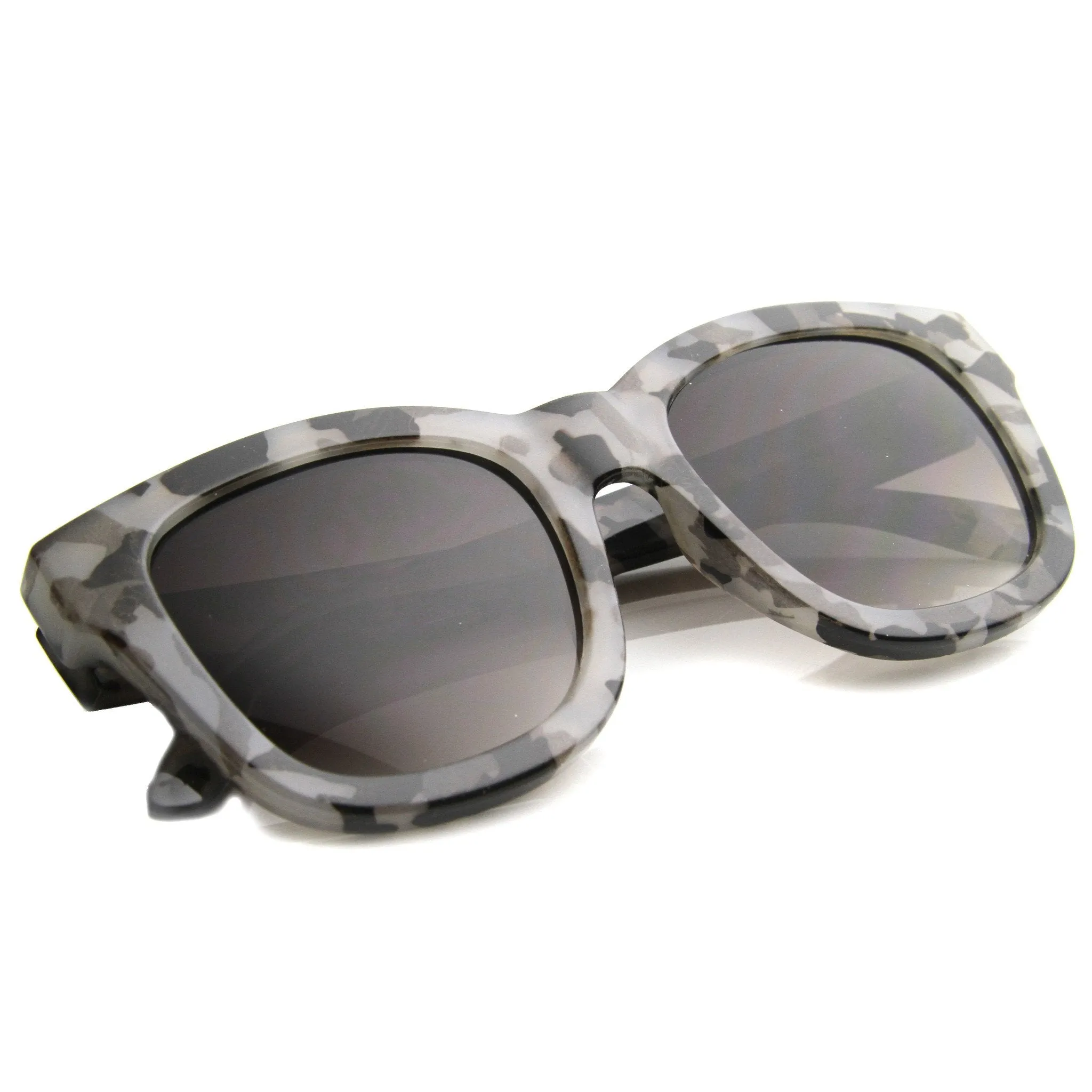 Women's Oversize Marble Print Cat Eye Sunglasses 9924 sold by ZeroUV product image thumbnail 4