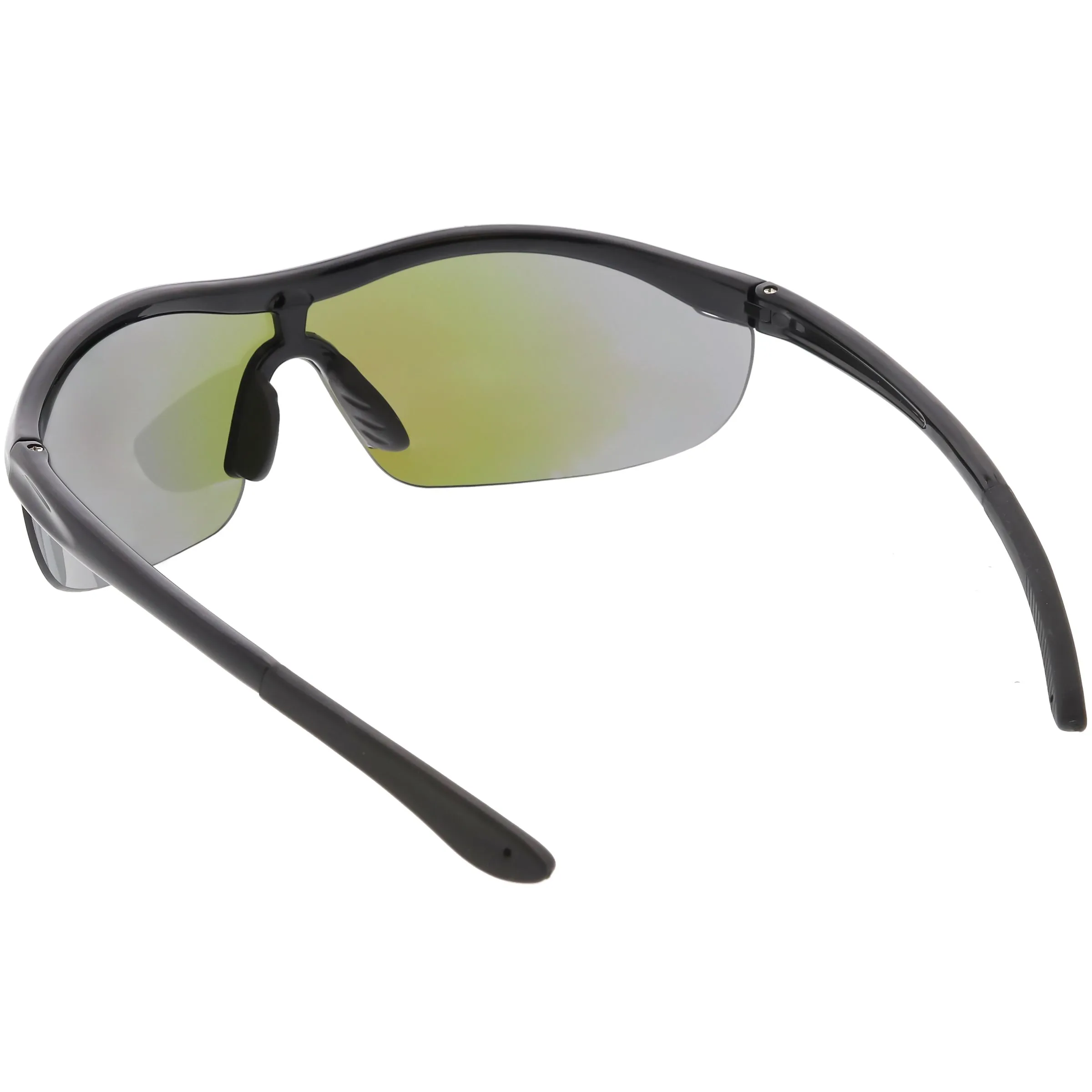 Premium TR-90 Sports Wrap Half Frame Shield Sunglasses C799 77mm sold by ZeroUV product image thumbnail 5