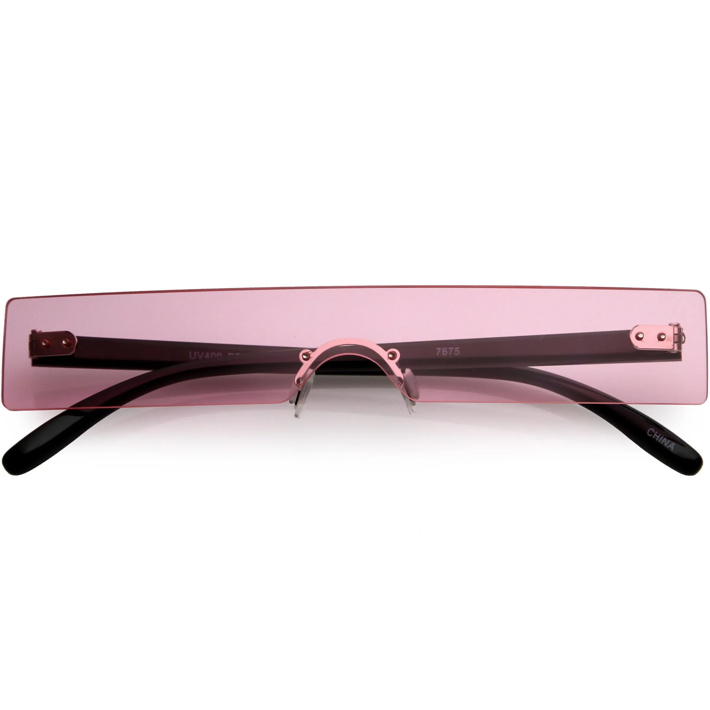 Retro 1990's Futuristic Eye Scanner Flat Color Tone Lens Sunglasses C950 sold by ZeroUV product image thumbnail 5