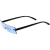 Retro 1990's Futuristic Eye Scanner Flat Color Tone Lens Sunglasses C950 sold by ZeroUV
