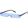 Retro 1990's Futuristic Eye Scanner Flat Color Tone Lens Sunglasses C950 sold by ZeroUV