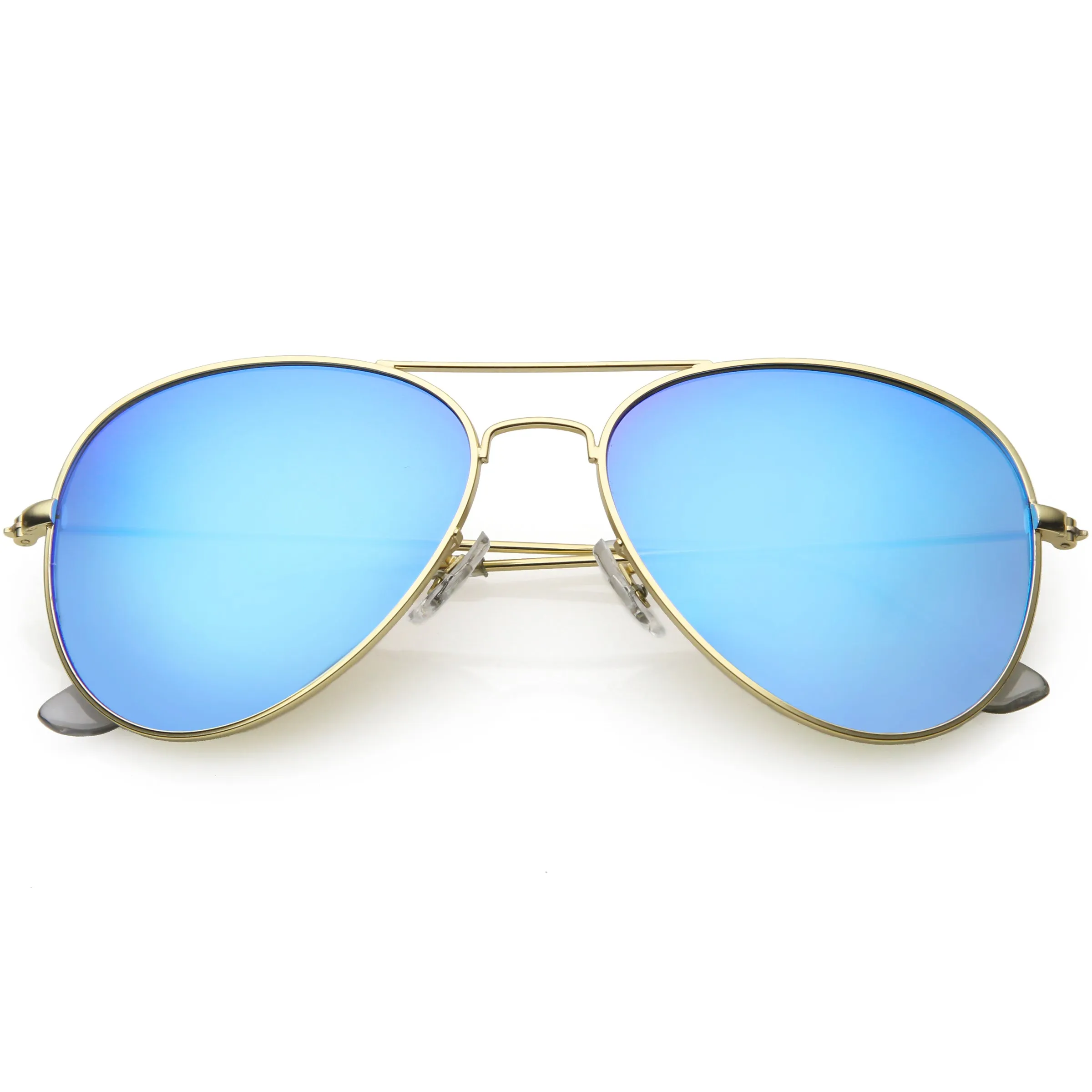 Classic Metal Colored Mirror Lens Aviator Sunglasses C775 sold by ZeroUV