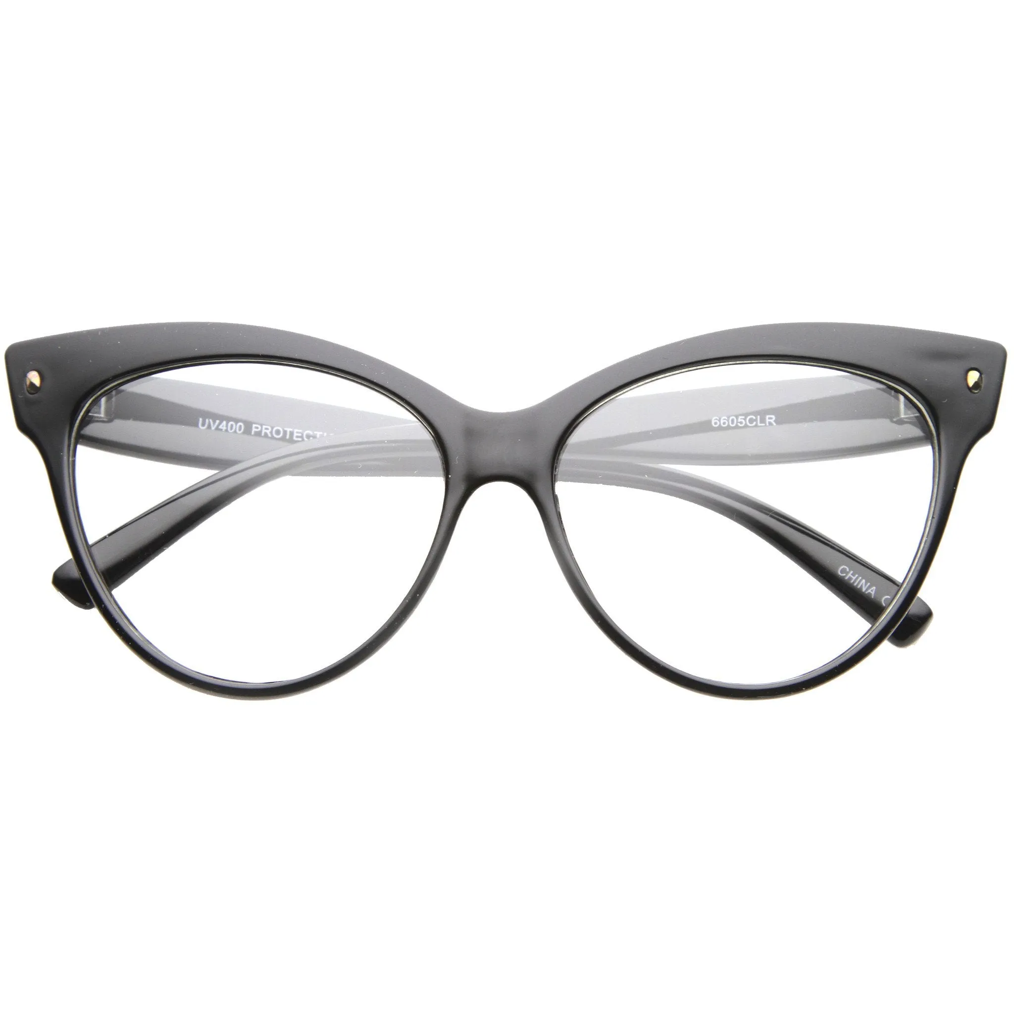 Women's Retro 1950's Cat Eye Clear Lens Glasses A099 sold by ZeroUV product image thumbnail 2
