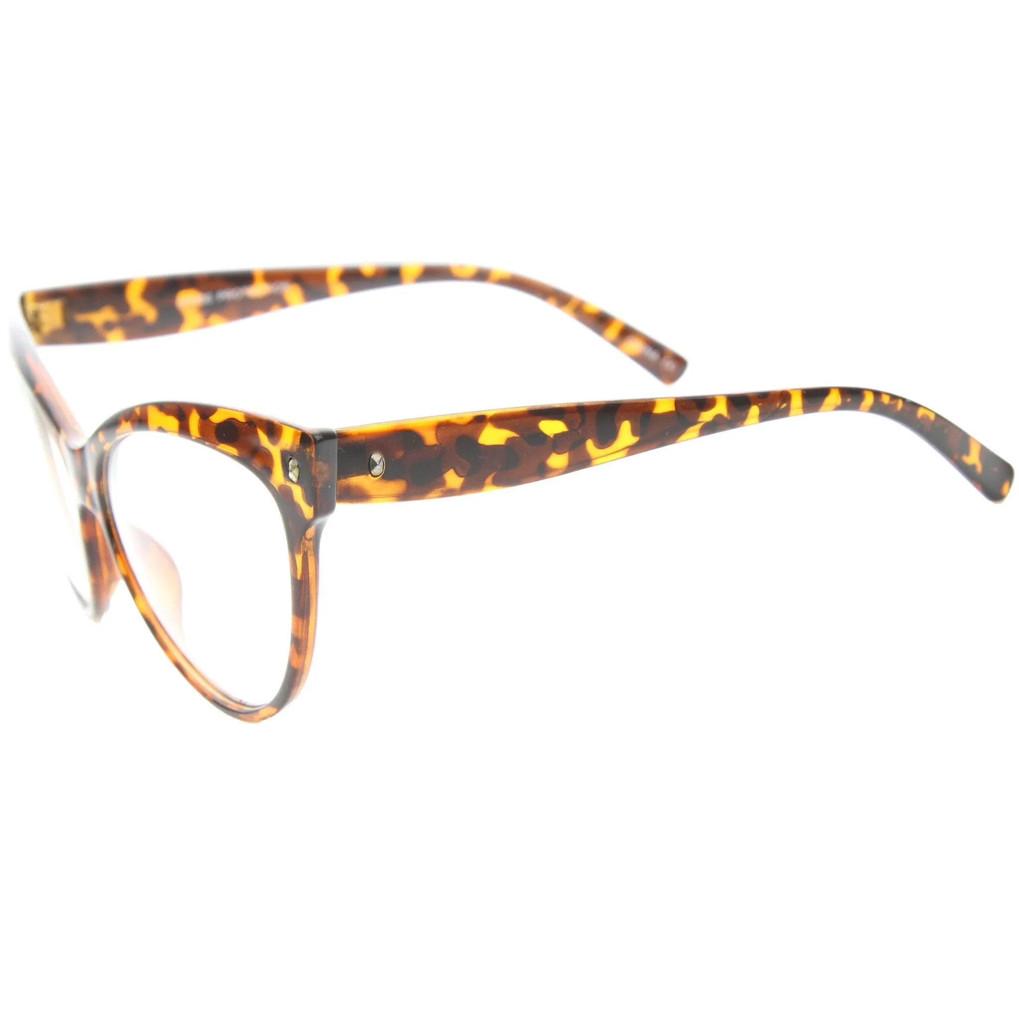 Women's Retro 1950's Cat Eye Clear Lens Glasses A099 sold by ZeroUV product image thumbnail 5