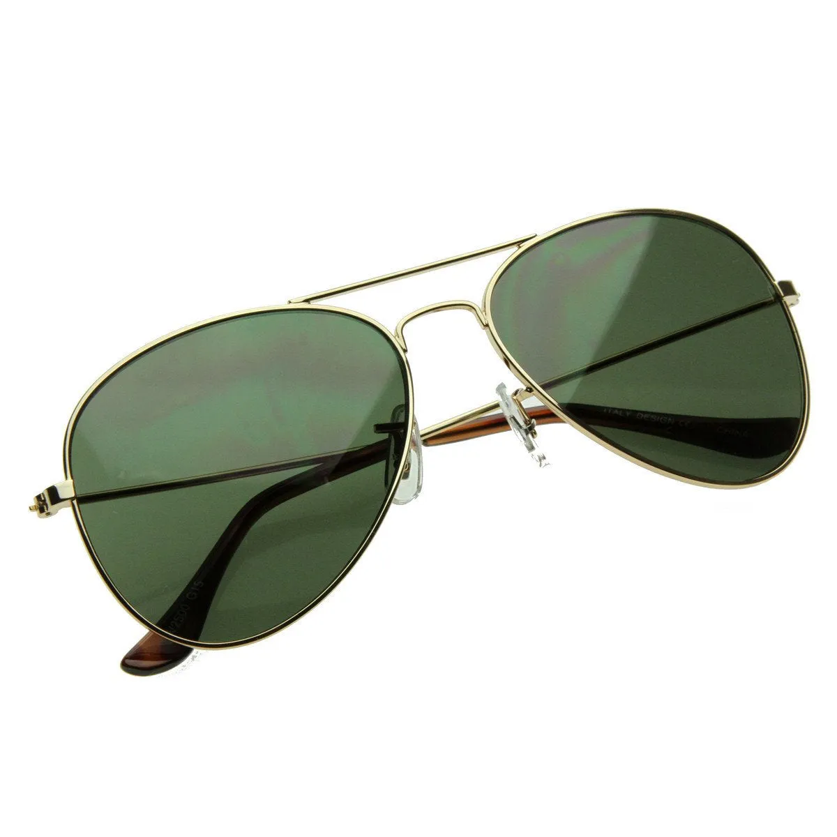 Celebrity Classic Metal Military Aviator Sunglasses 1041 sold by ZeroUV product image thumbnail 2