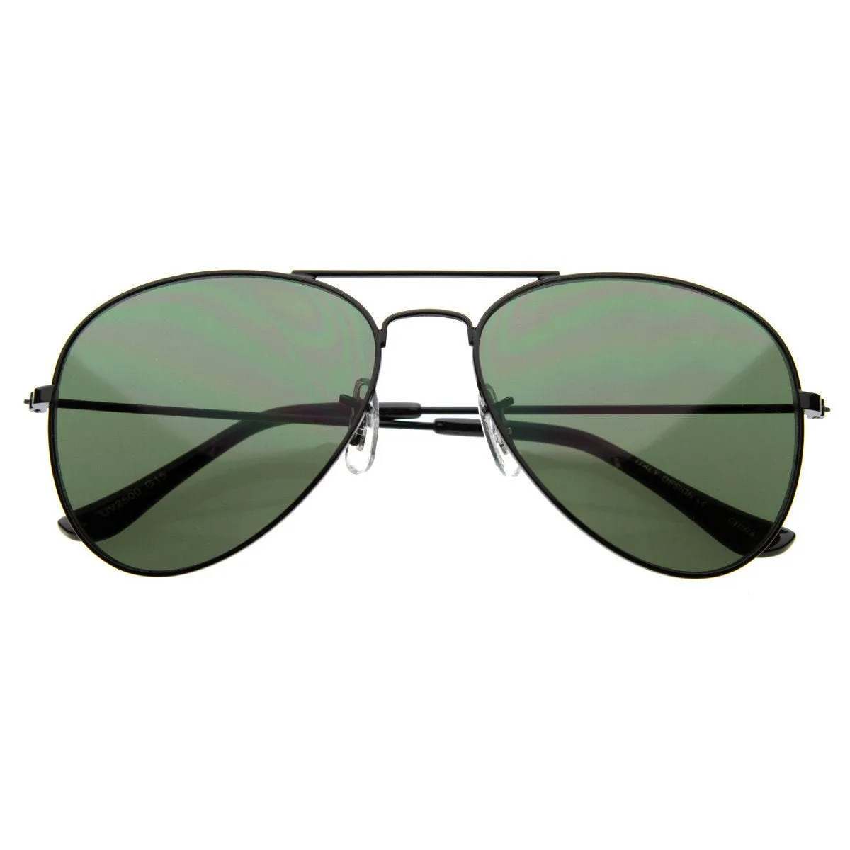 Celebrity Classic Metal Military Aviator Sunglasses 1041 sold by ZeroUV product image thumbnail 4