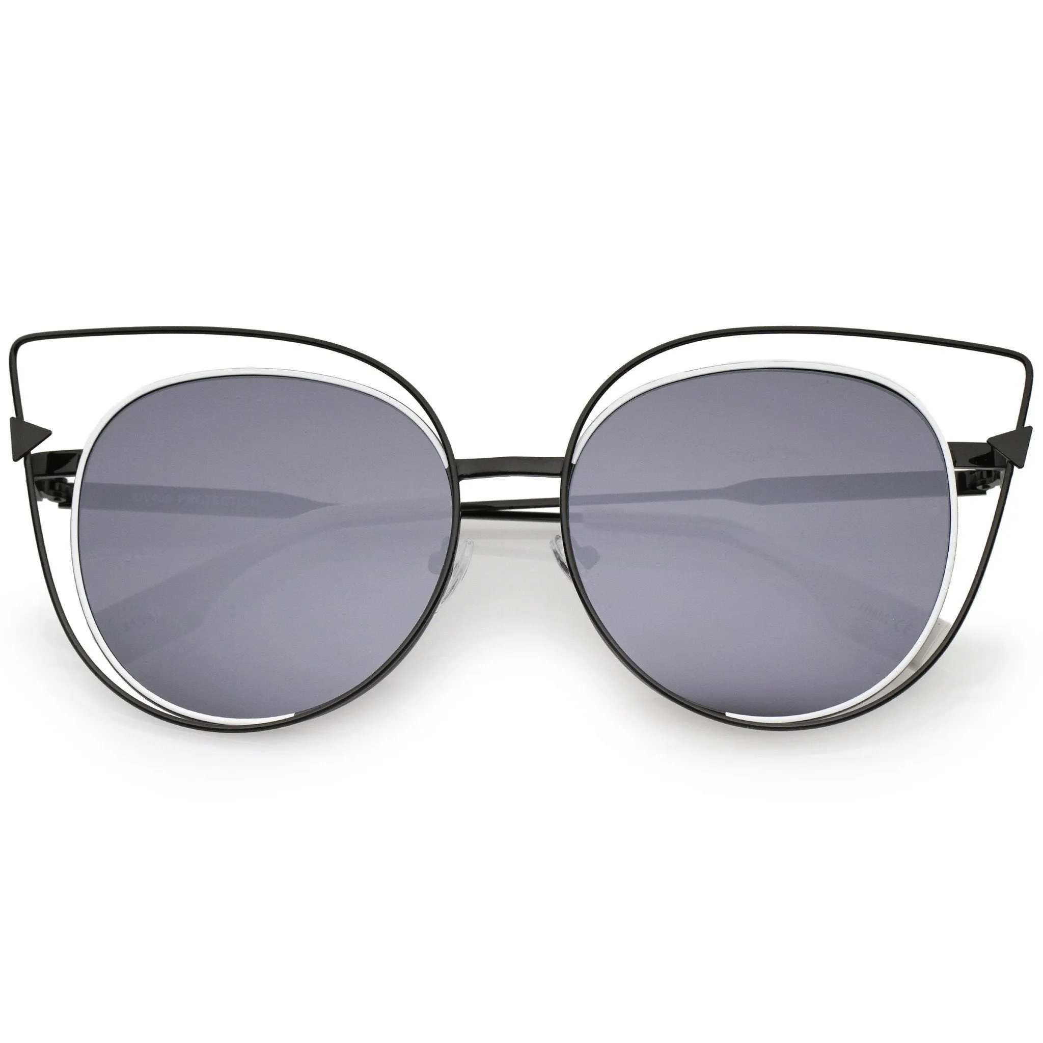 Oversize Laser Cut Outline Cat Eye Sunglasses A862 sold by ZeroUV