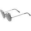 Women's Round Laser Cutout Cat Eye Sunglasses A350 sold by ZeroUV