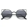 Women's Round Laser Cutout Cat Eye Sunglasses A350 sold by ZeroUV