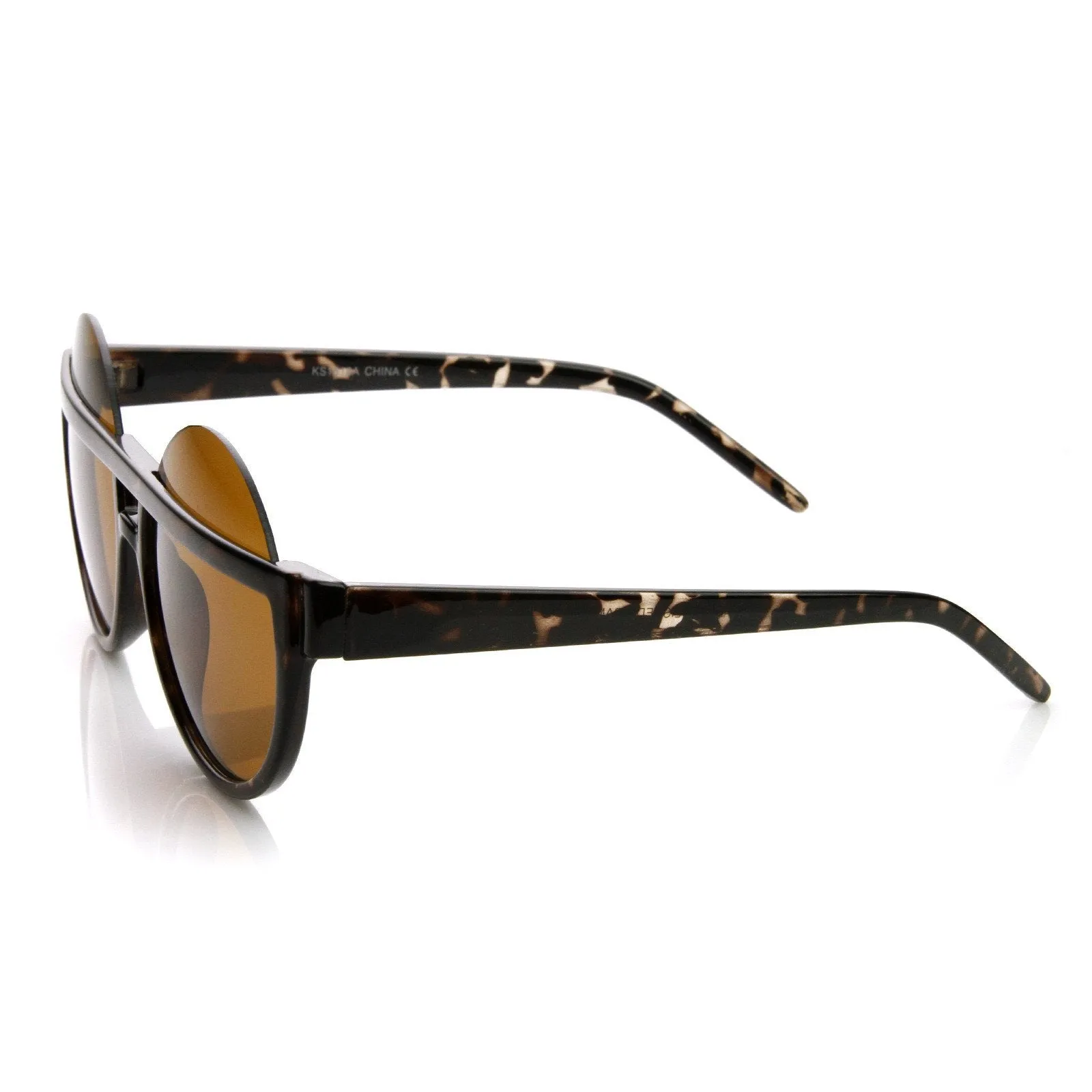 Womens Designer Fashion Oversize Round Half Frame Sunglasses 8786 sold by ZeroUV product image thumbnail 4