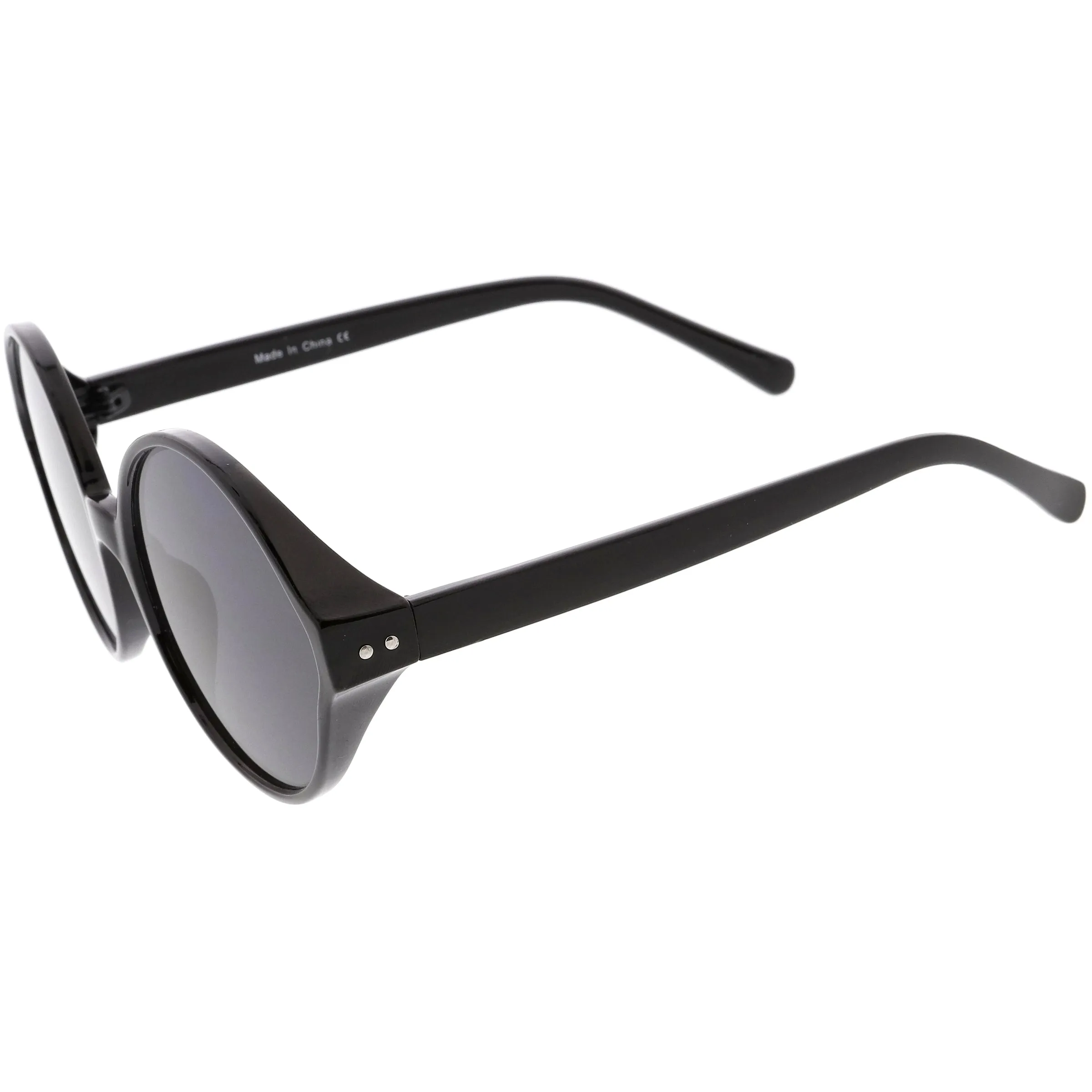 Women's Oversize Retro Disco Round Circle Translucent Sunglasses C984 sold by ZeroUV product image thumbnail 3