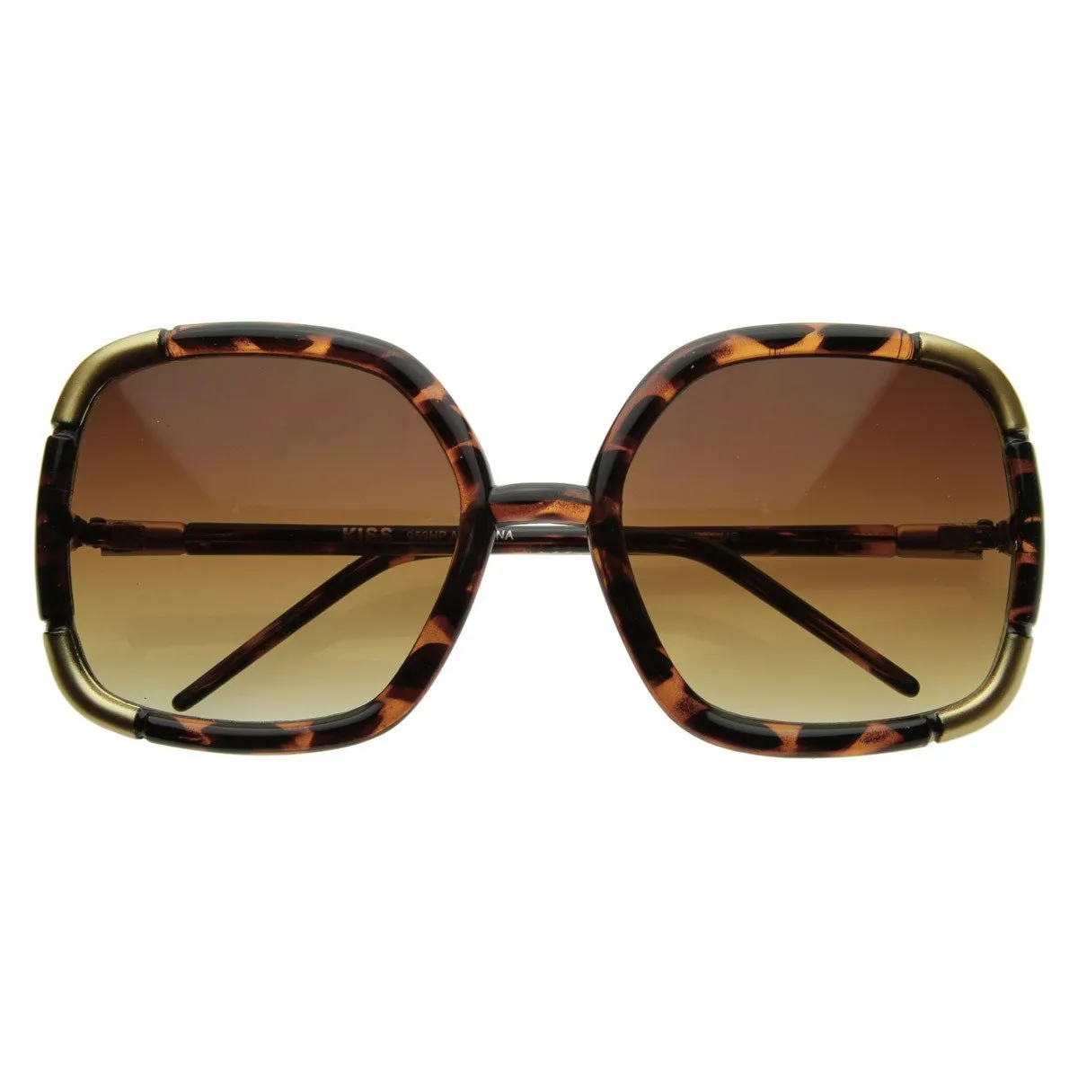 Celebrity Oversize Square Fashion Sunglasses 2597 sold by ZeroUV product image thumbnail 2