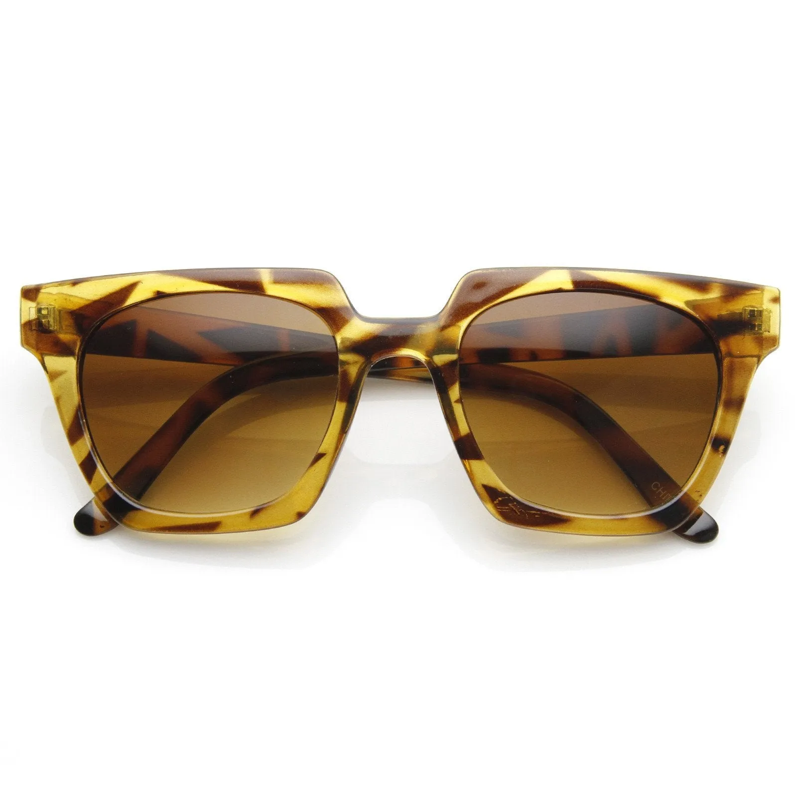 Womens Designer Fashion Horned Rim Indie Sunglasses 8831 sold by ZeroUV product image thumbnail 3