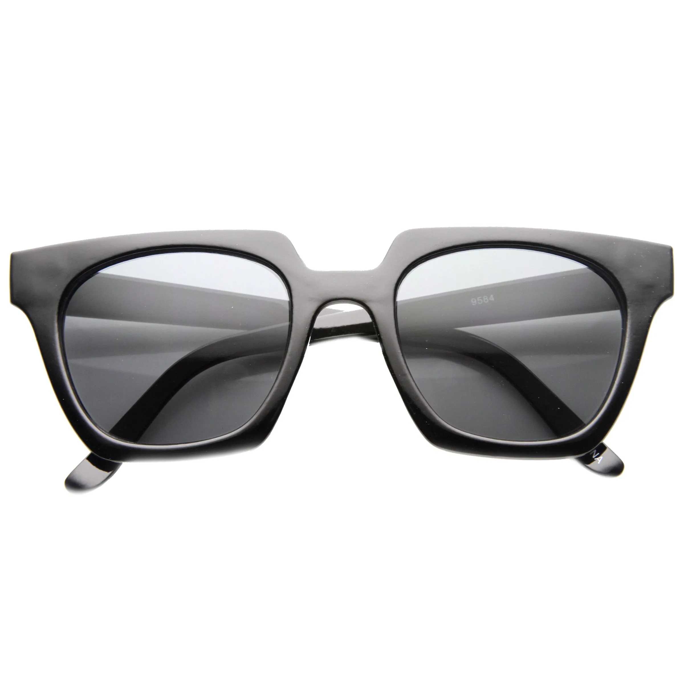 Womens Designer Fashion Horned Rim Indie Sunglasses 8831 sold by ZeroUV product image thumbnail 2