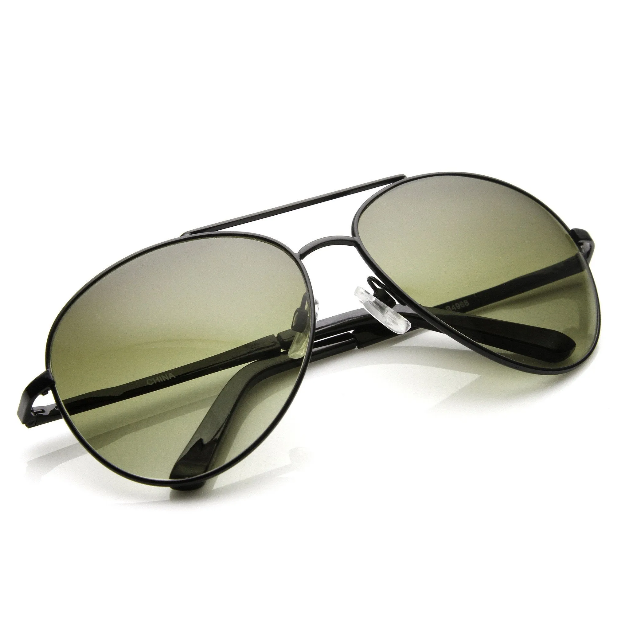 Large Round Full Metal Aviator Sunglasses 1373 58mm sold by ZeroUV product image thumbnail 4