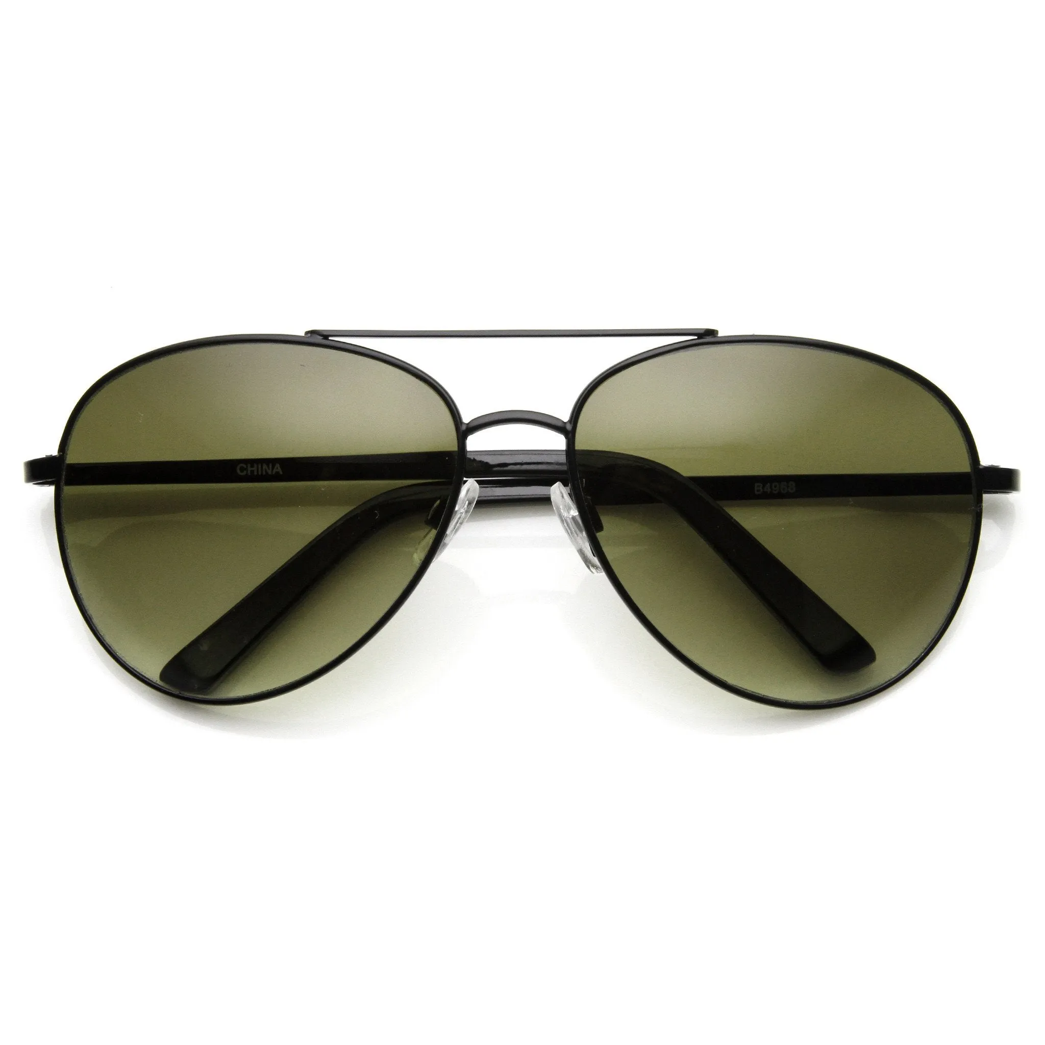 Large Round Full Metal Aviator Sunglasses 1373 58mm sold by ZeroUV