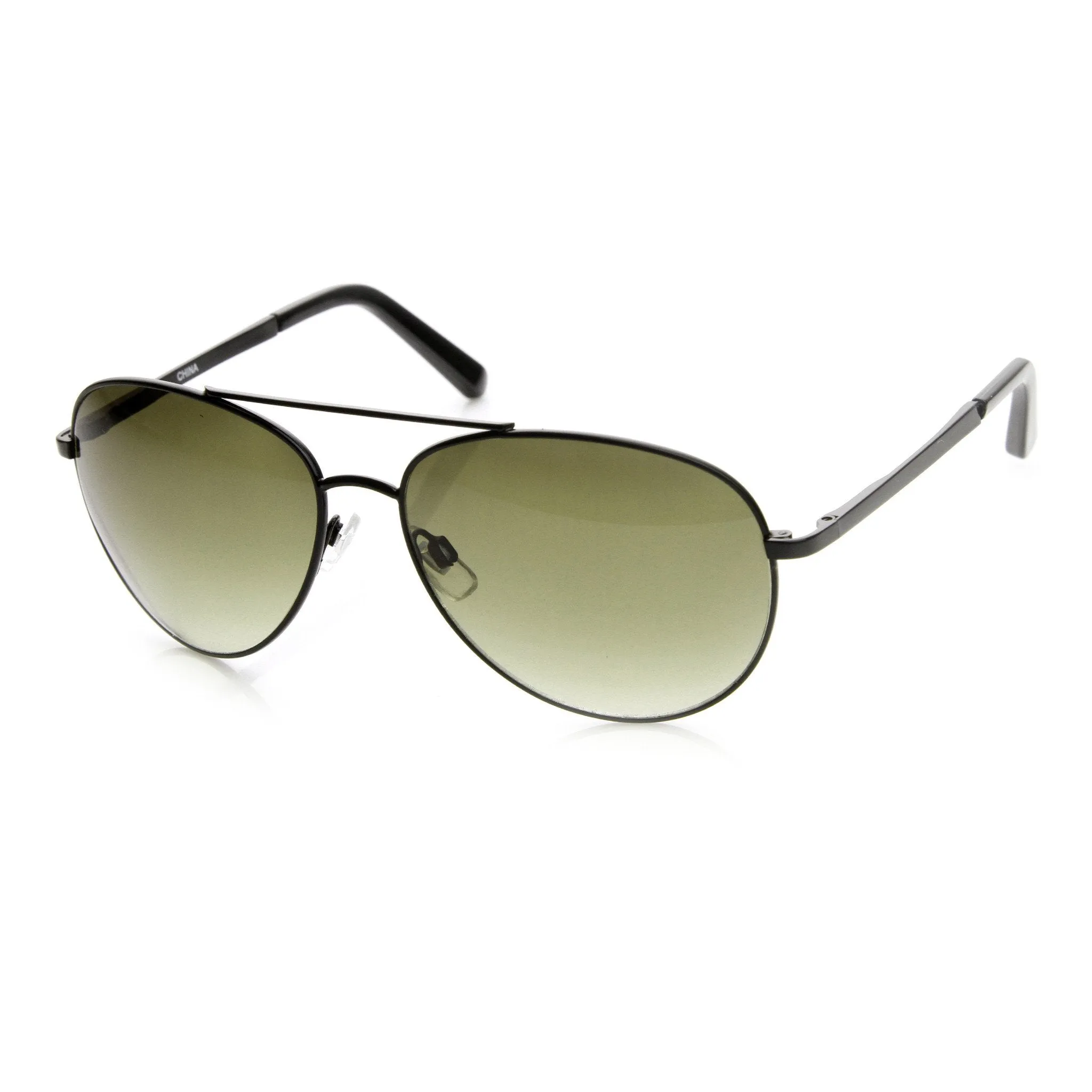 Large Round Full Metal Aviator Sunglasses 1373 58mm sold by ZeroUV product image thumbnail 2