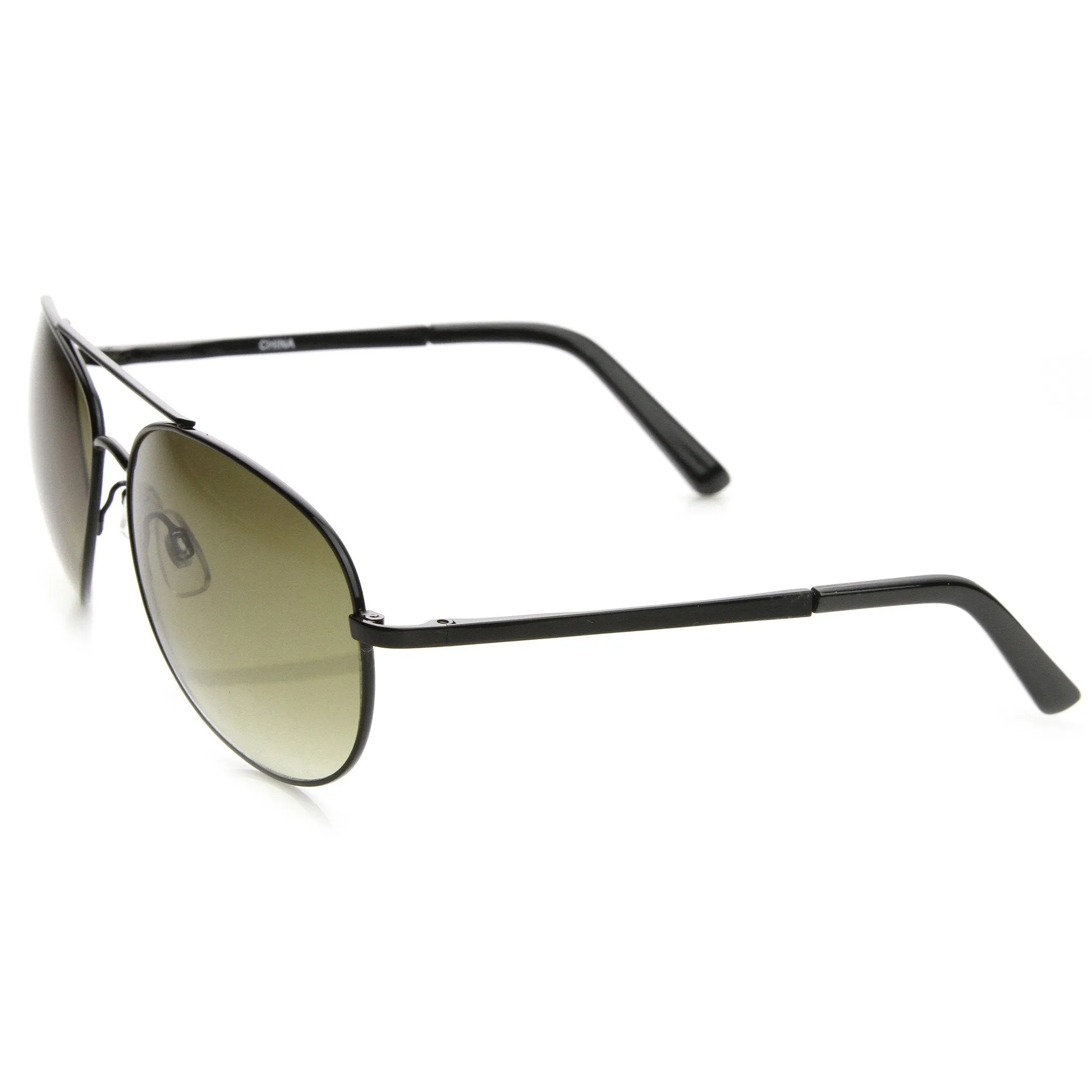 Large Round Full Metal Aviator Sunglasses 1373 58mm sold by ZeroUV product image thumbnail 3
