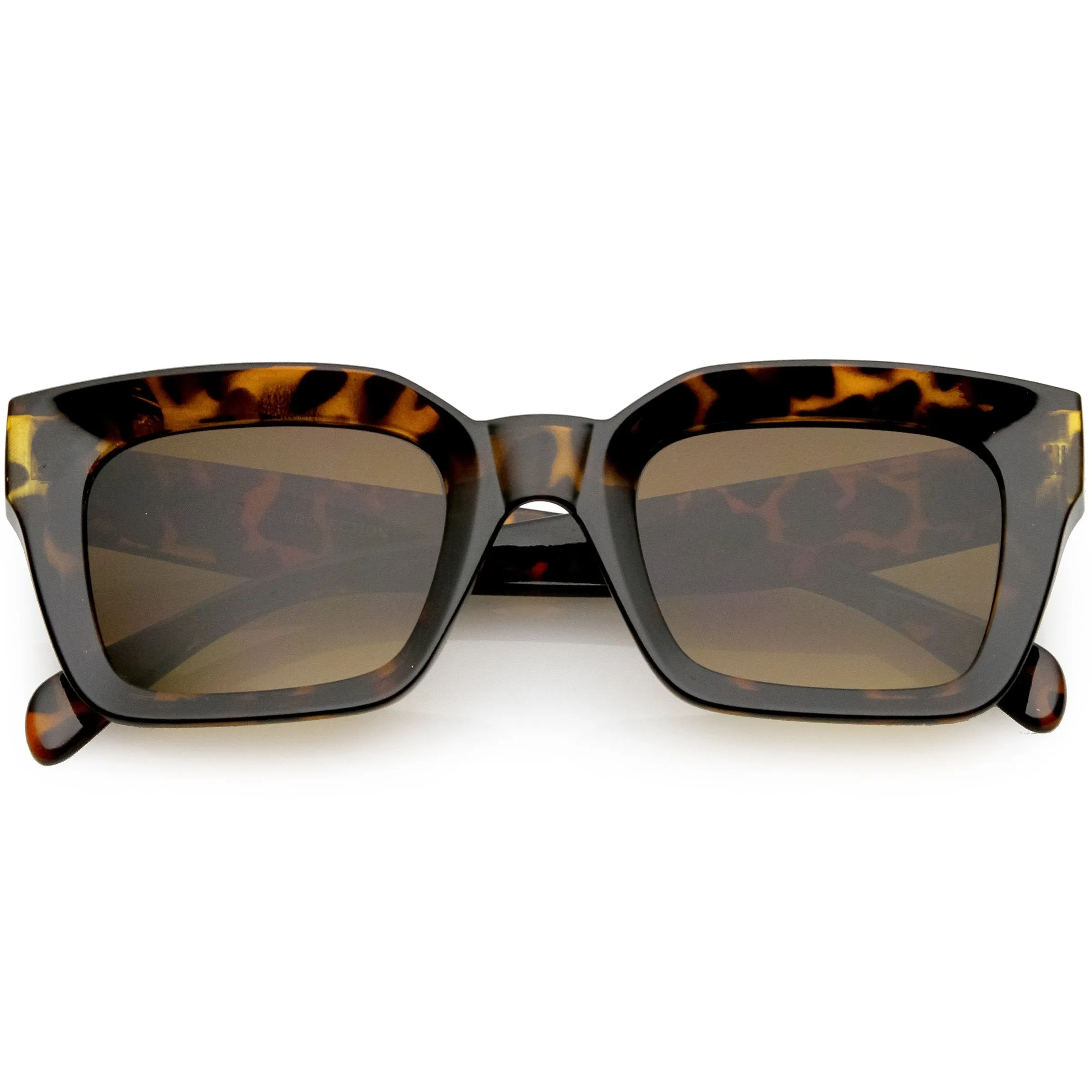 Retro 1950's Deep Inset Horned Rim Square Sunglasses C604 sold by ZeroUV product image thumbnail 3