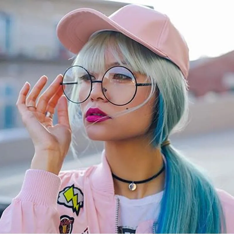 1920's Vintage Era Large Round Metal Clear Lens Glasses 8714 sold by ZeroUV product image thumbnail 4