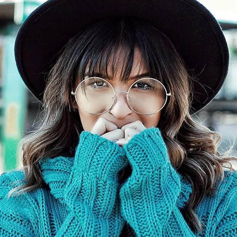 1920's Vintage Era Large Round Metal Clear Lens Glasses 8714 sold by ZeroUV product image thumbnail 2