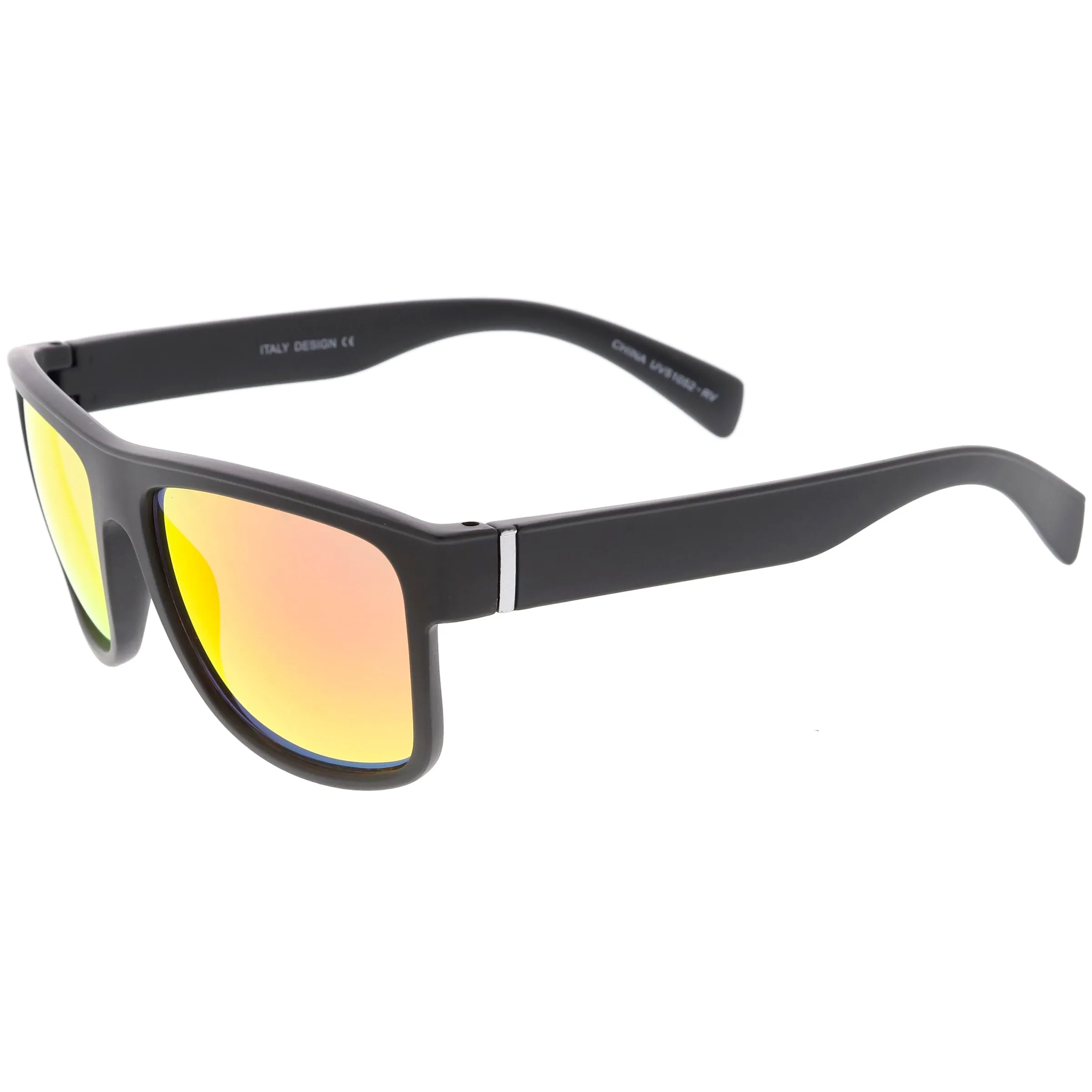 Men's Flat Top Action Sports Square Aviator Sunglasses C786 sold by ZeroUV product image thumbnail 3