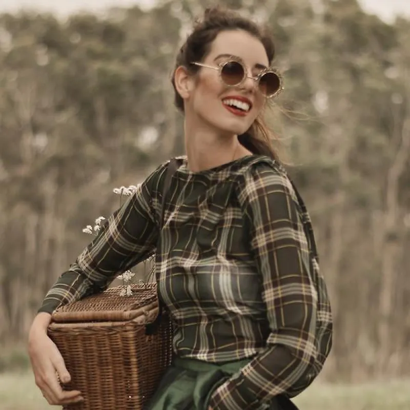 Women's Fashion Metal Lace Cut Round Circle Fashion Sunglasses sold by ZeroUV