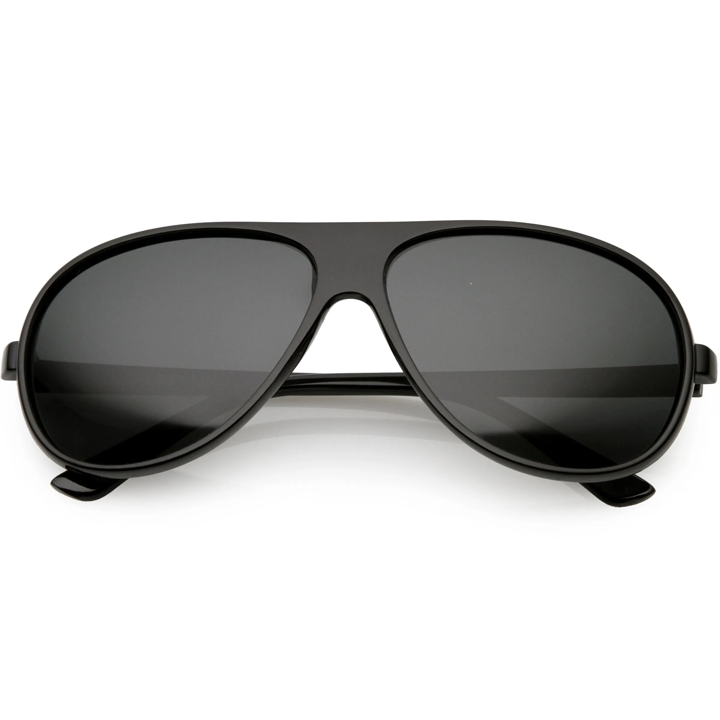 Polarized Lens Oversize Flat Top Aviator Sunglasses C702 sold by ZeroUV product image thumbnail 5