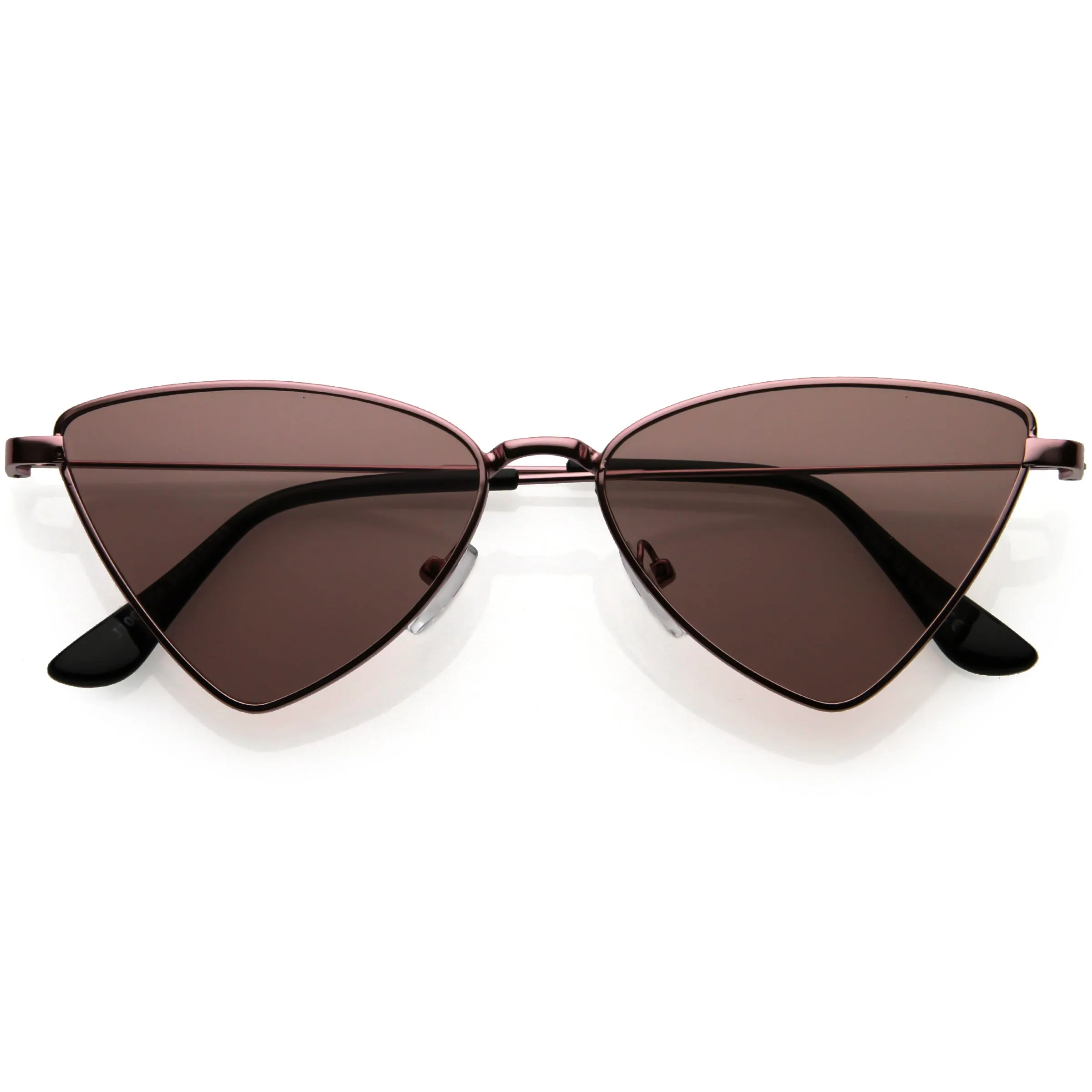 Slim Point Lightweight Metal Cat Eye Sunglasses D122 sold by ZeroUV product image thumbnail 4