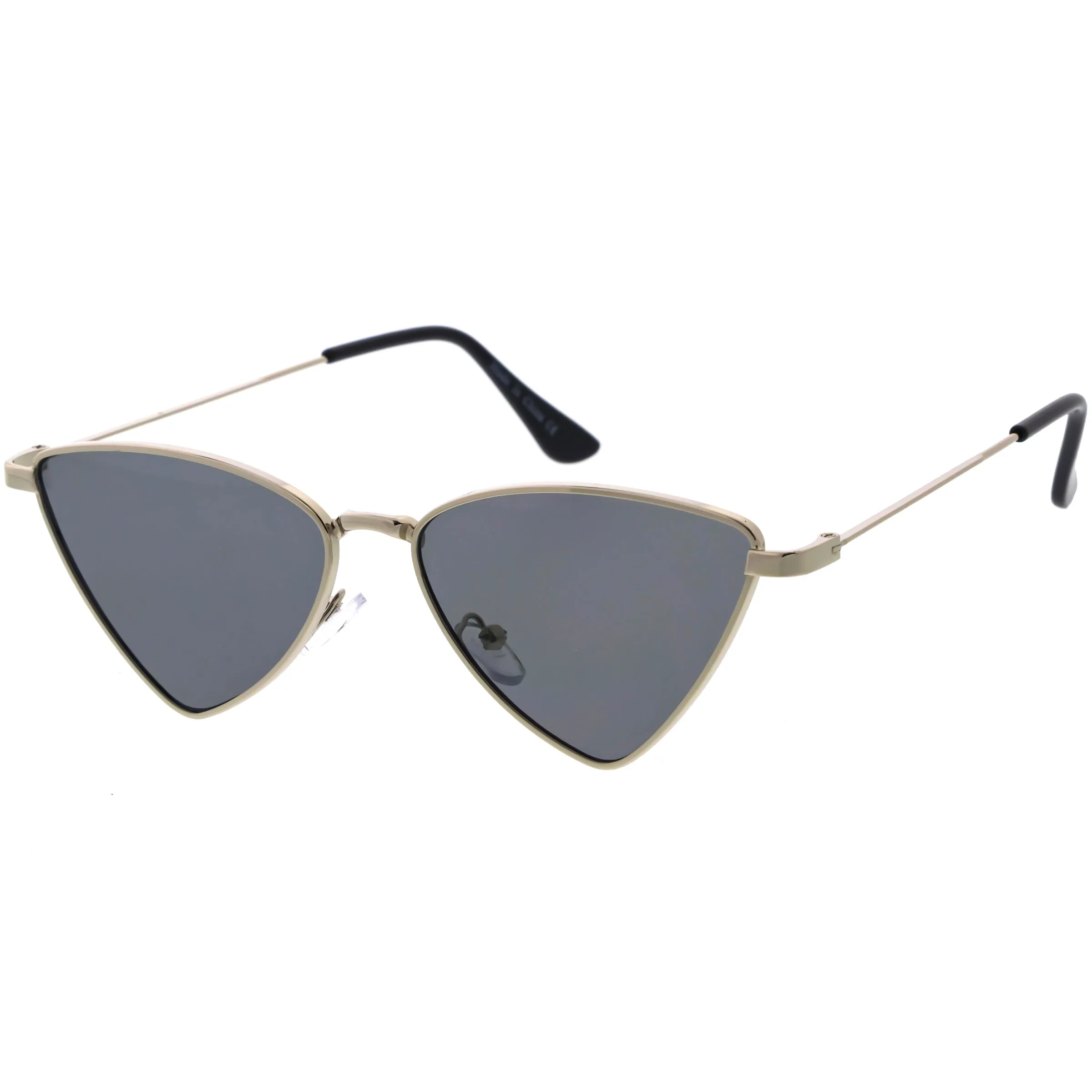 Slim Point Lightweight Metal Cat Eye Sunglasses D122 sold by ZeroUV product image thumbnail 2