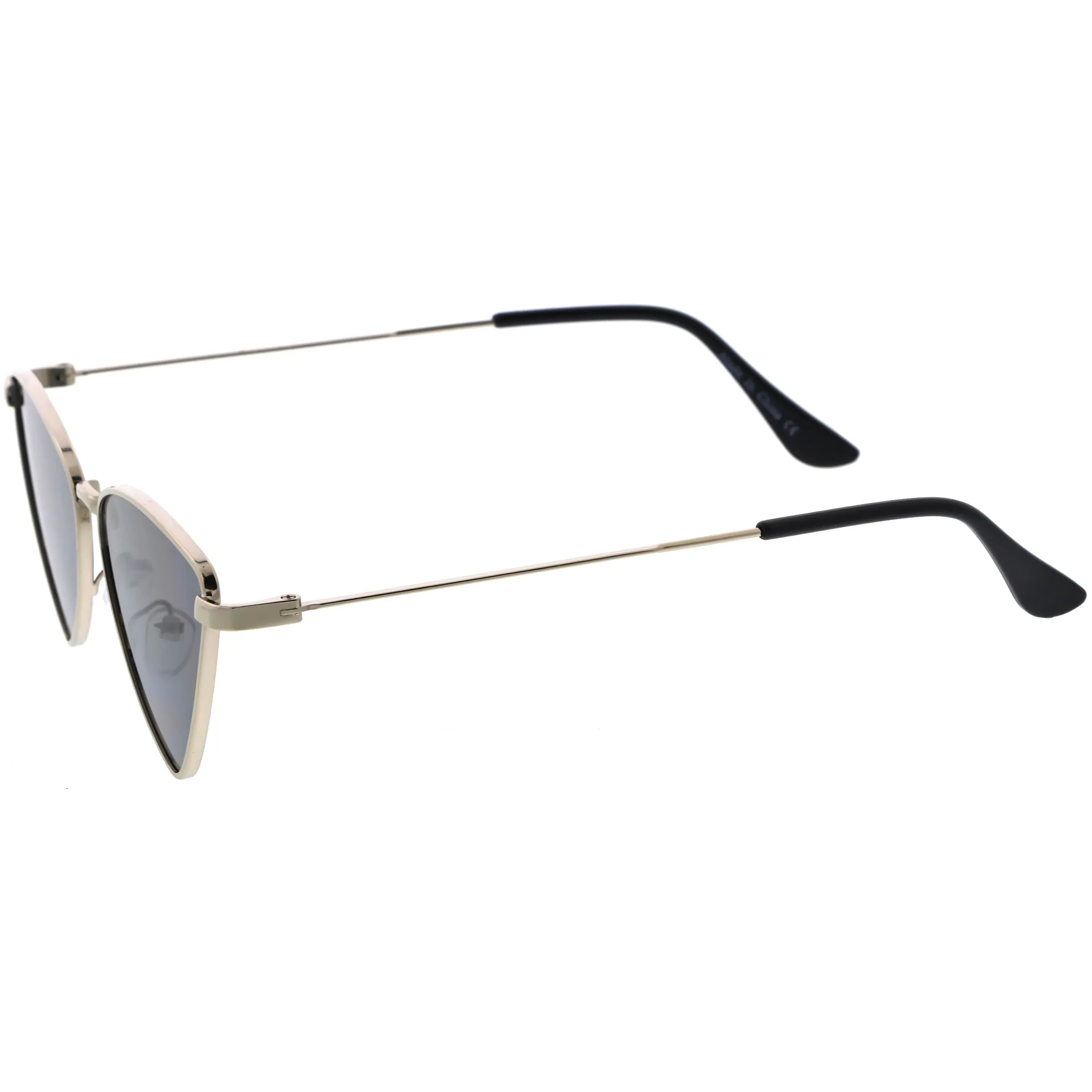 Slim Point Lightweight Metal Cat Eye Sunglasses D122 sold by ZeroUV product image thumbnail 3