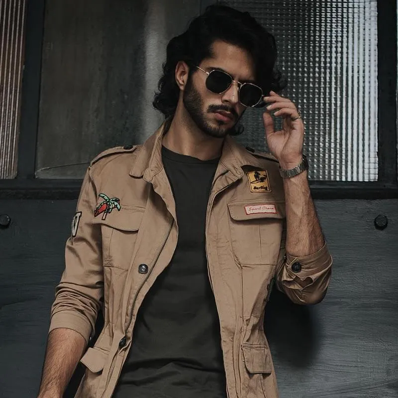 Retro Dapper Indie Modern Flat Geometric Lens Sunglasses C518 sold by ZeroUV product image thumbnail 4