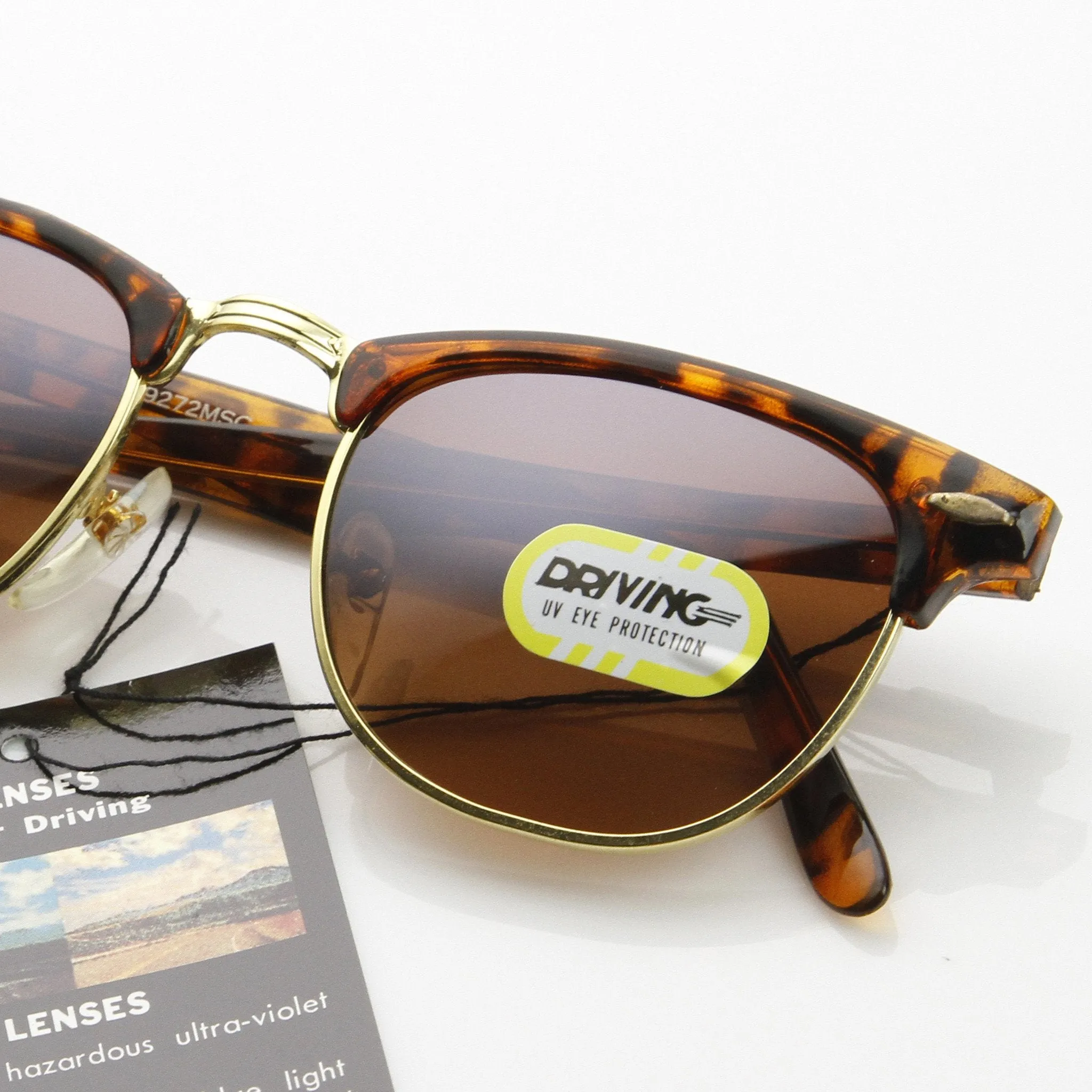 True Vintage Horned Rim Half Frame Sunglasses 7202 sold by ZeroUV product image thumbnail 5