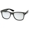 Classic Retro Horn Rimmed Mirrored Lens Sunglasses 8508 sold by ZeroUV
