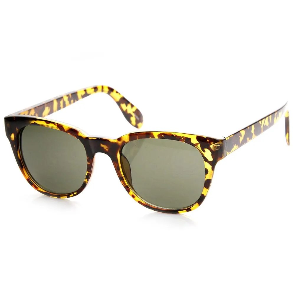 Retro Bold Frame Indie Horned Rim Sunglasses 8987 sold by ZeroUV product image thumbnail 3