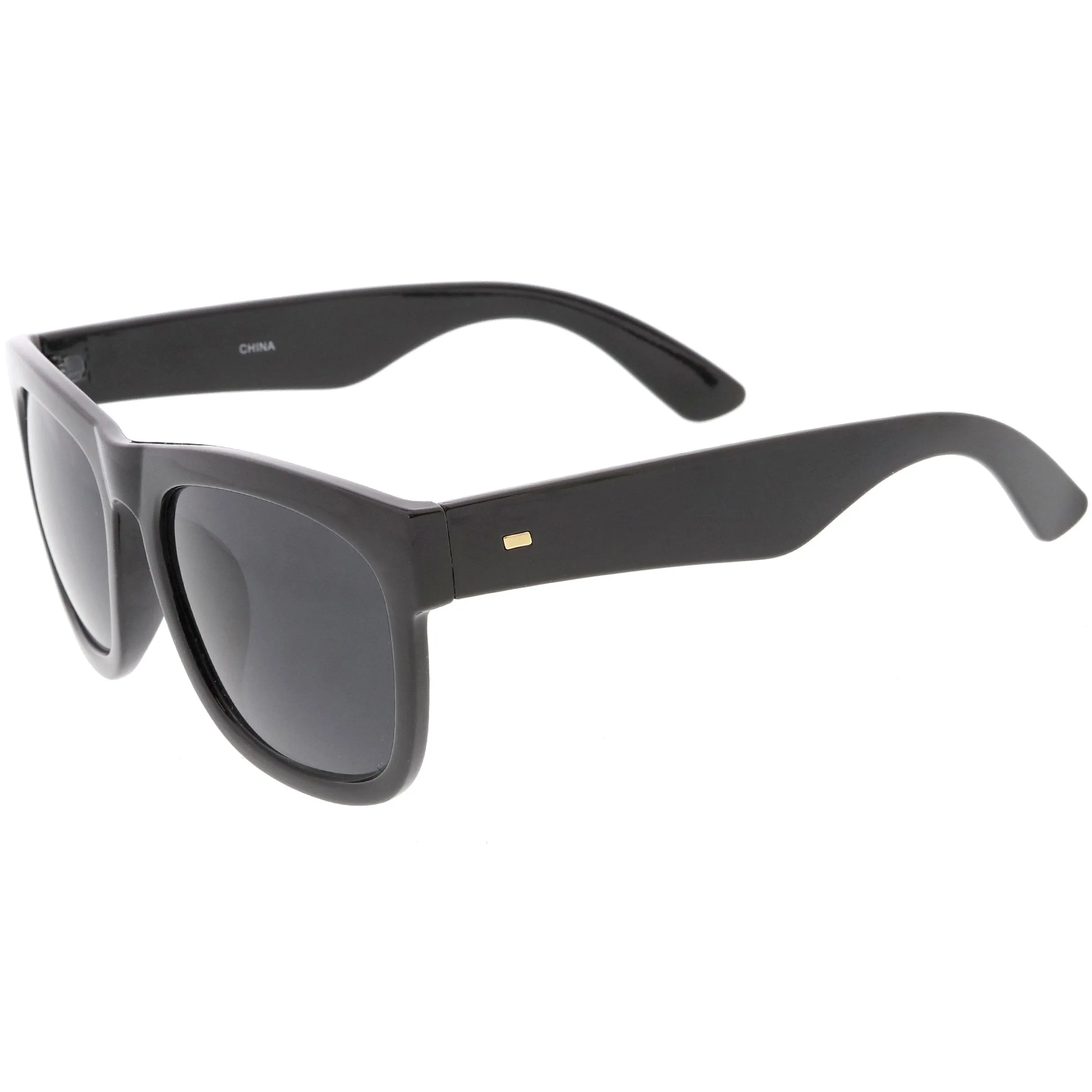 Oversize Modern Horned Rim Square Sunglasses C691 sold by ZeroUV product image thumbnail 4