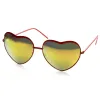 Women's Cute Heart Shape Mirrored Lens Sunglasses 9405 sold by ZeroUV