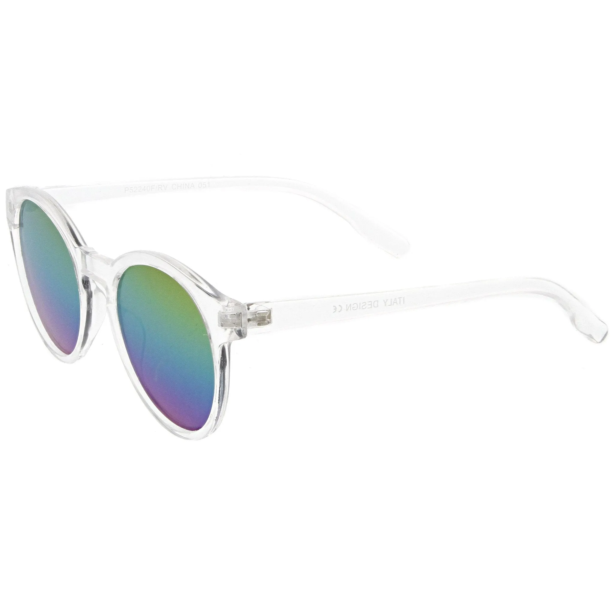 Festival P3 Round Mirrored Flat Lens Sunglasses A404 sold by ZeroUV product image thumbnail 3
