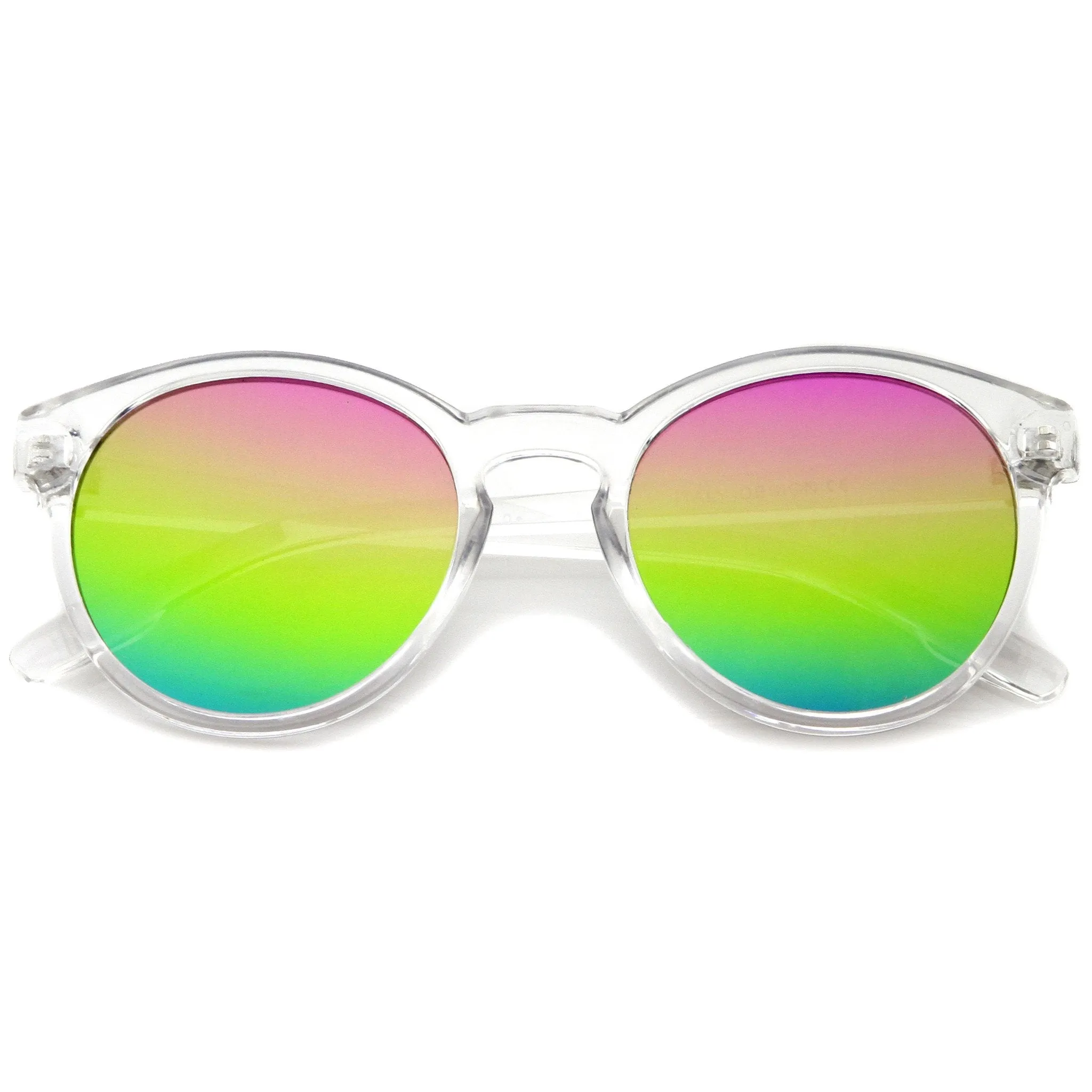 Festival P3 Round Mirrored Flat Lens Sunglasses A404 sold by ZeroUV