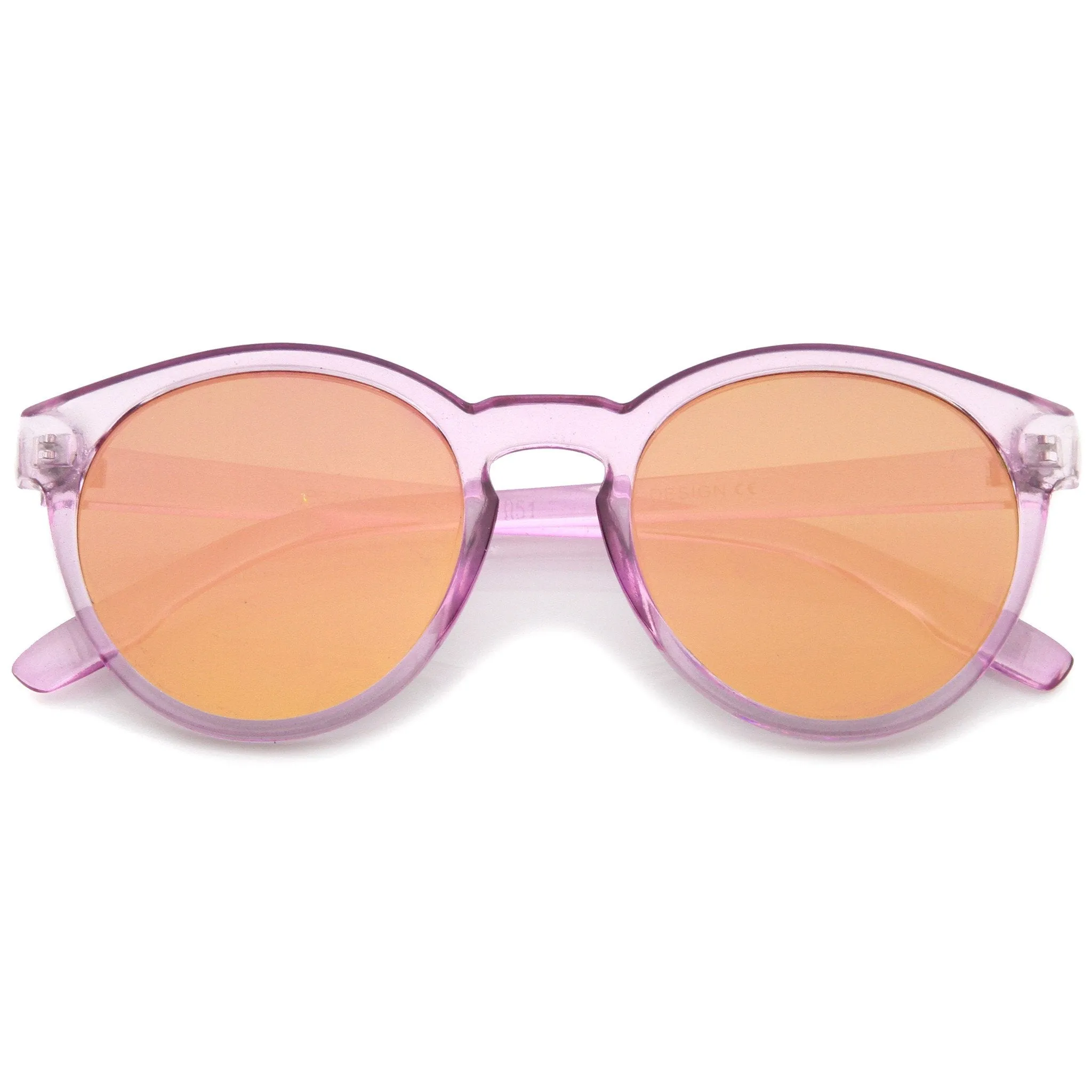 Festival P3 Round Mirrored Flat Lens Sunglasses A404 sold by ZeroUV product image thumbnail 5