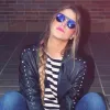 European Mirror Lens Round P3 Retro Aviator Sunglasses sold by ZeroUV