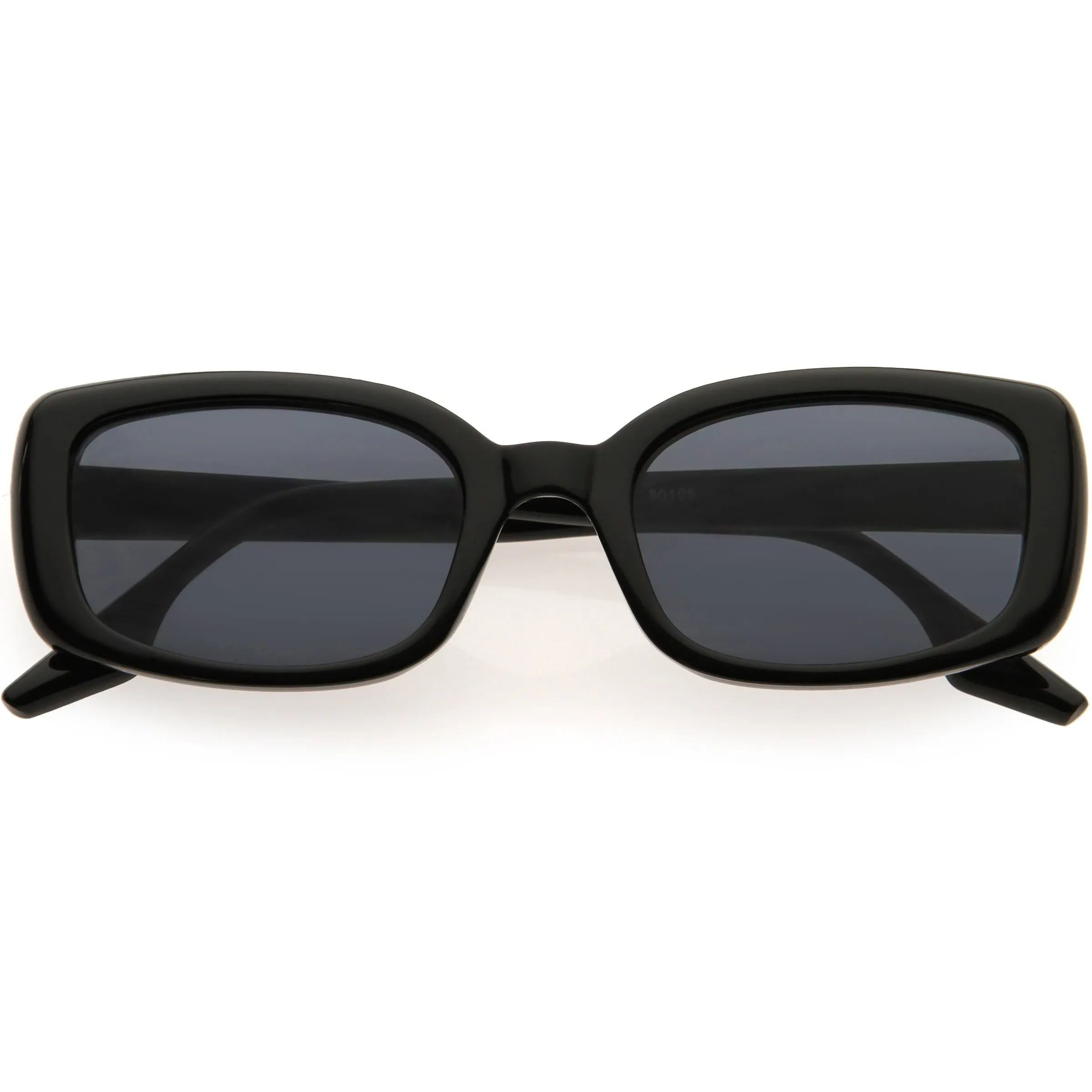 Vintage-Inspired Bold Chic Neutral Square Sunglasses D294 sold by ZeroUV product image thumbnail 4