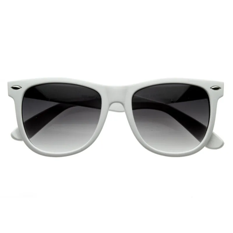 Classic Retro Large Colorful Horned Rim Sunglasses 2767 sold by ZeroUV